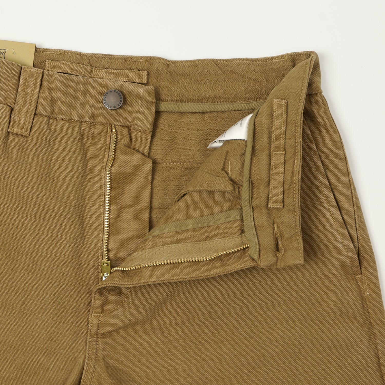 Freenote Cloth Heavyweight 14oz Slub Deck Pant - Tan