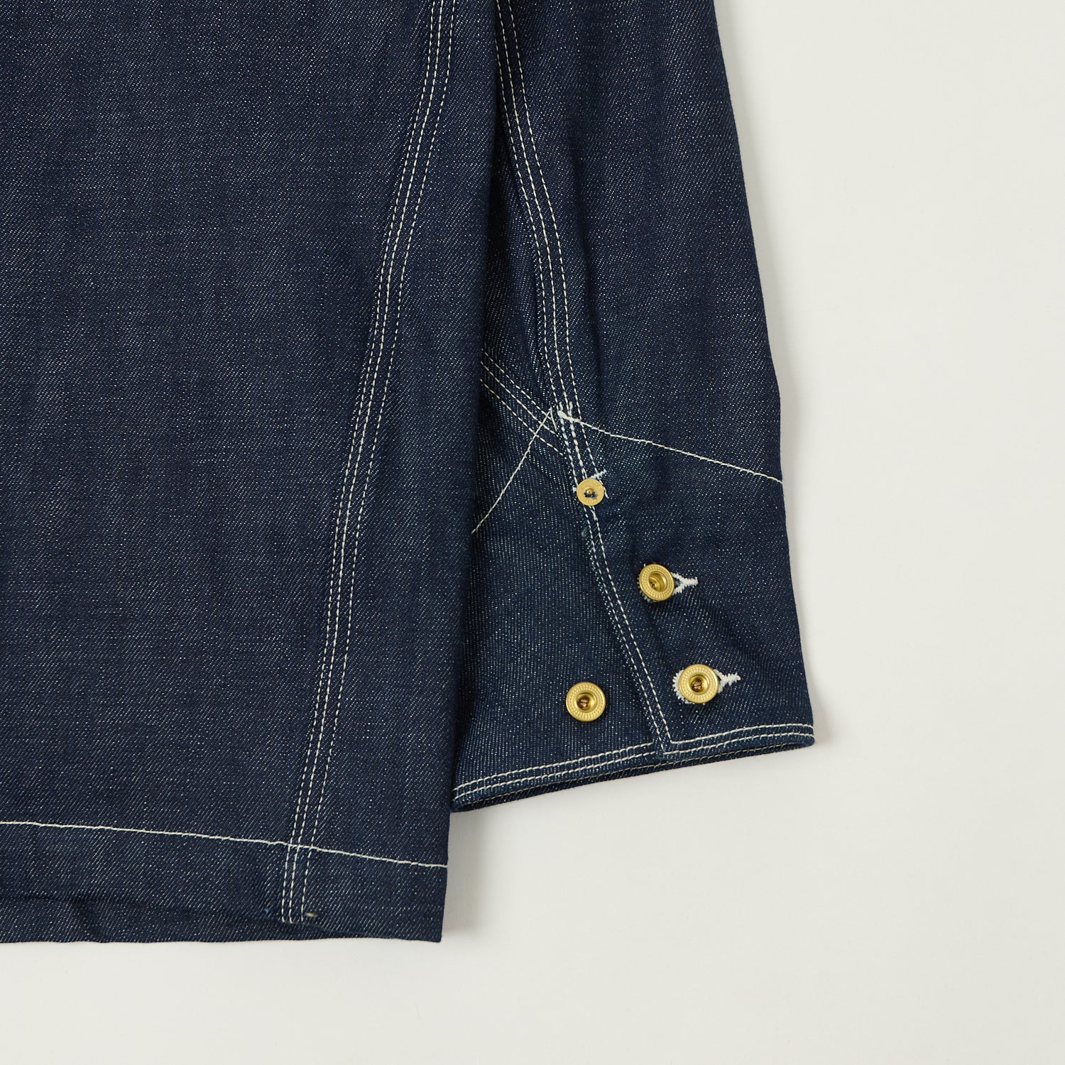 Freenote Cloth 'Modesto' 11oz Memphis Blue Denim Coverall Jacket - Raw