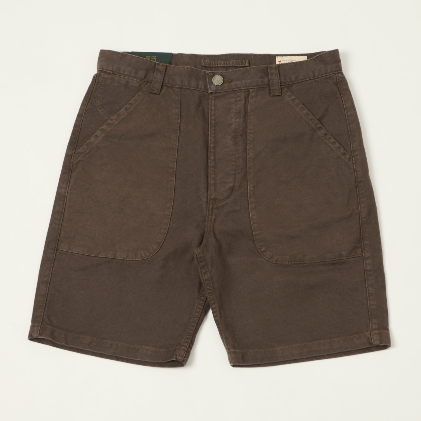 Freenote Cloth 'Vagabond' Fatigue Short - Bark