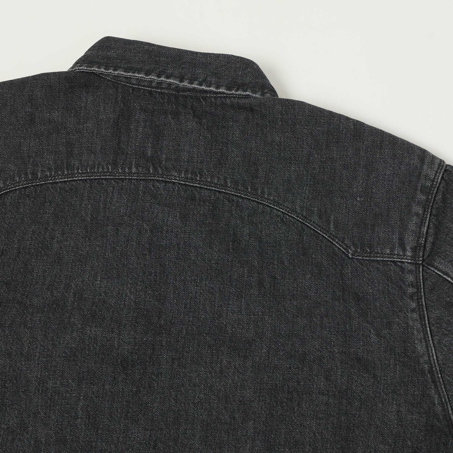 Freenote Cloth 'Modern' 11oz Denim Western Shirt - Black Stone Wash
