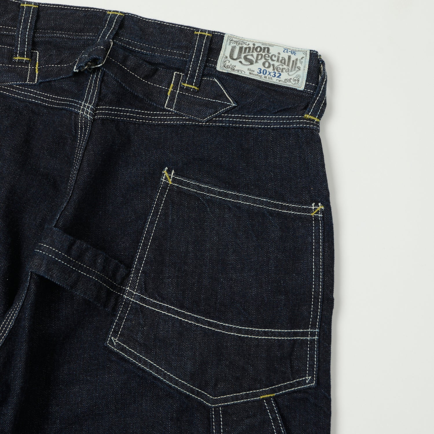 Freewheelers & Co Union Special Overalls 'Derrickman' Work Jean - One Wash
