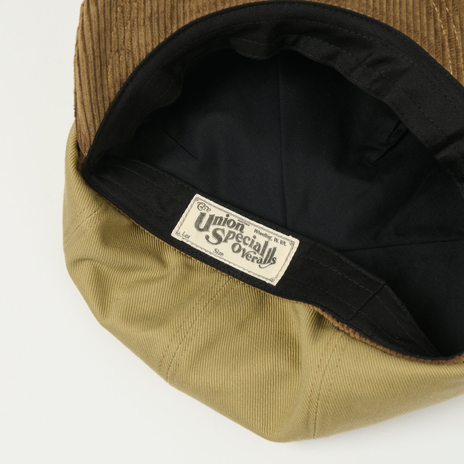 Freewheelers & Co Union Special Overalls 'Jam Buster' Flat Cap - Beige