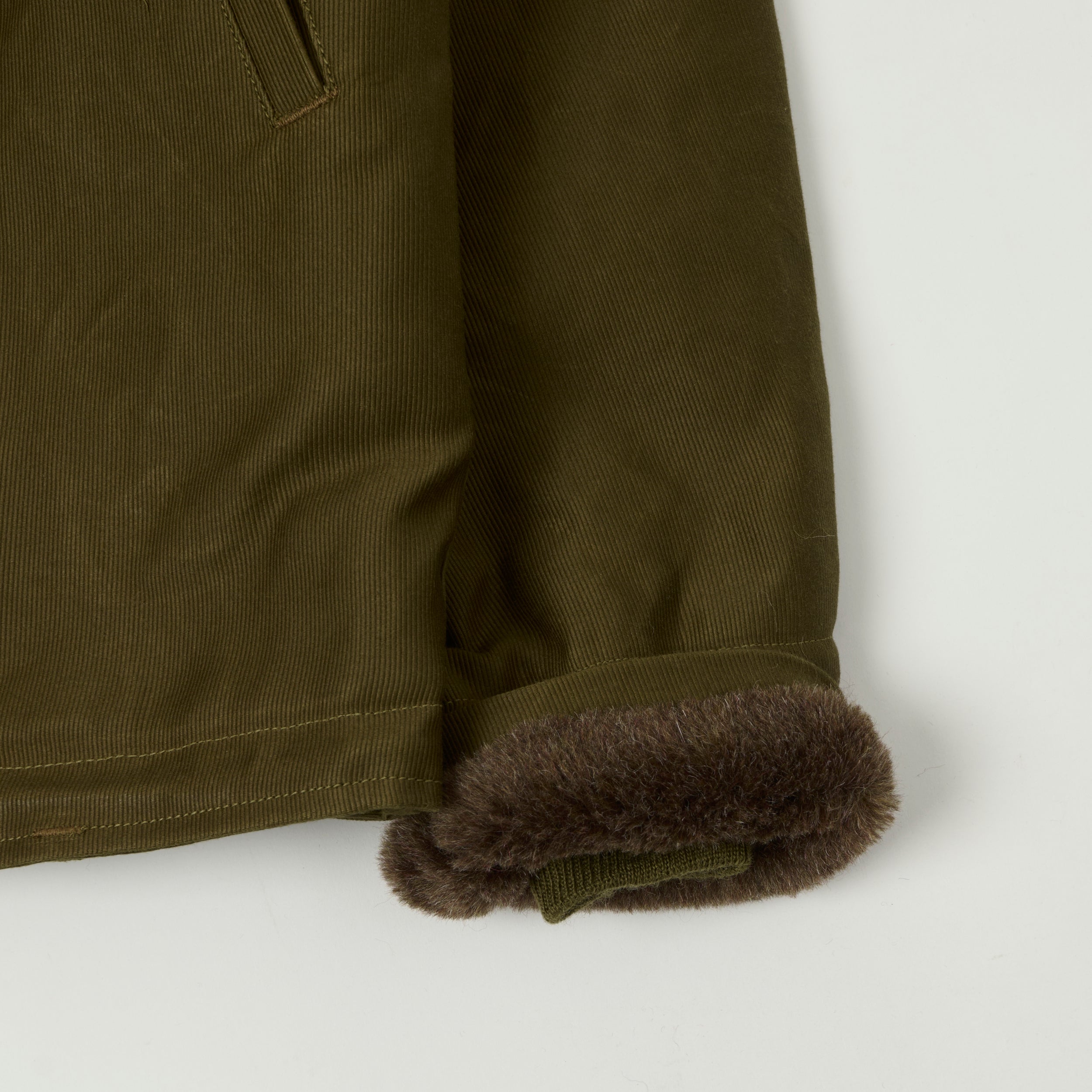 Freewheelers & Co 1940's Type N-1 Deck Jacket - Dark Khaki/Beige