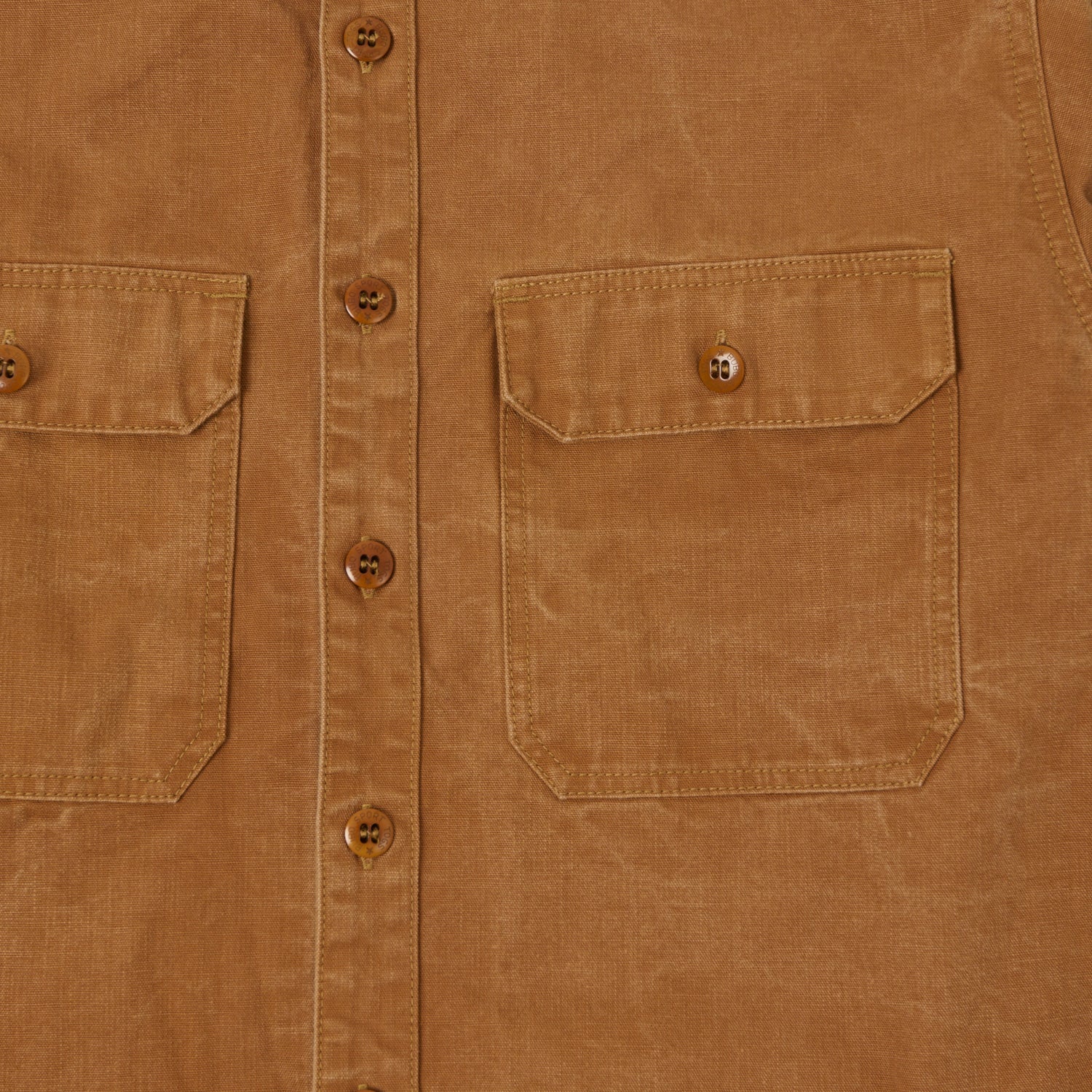 Freewheelers & Co Great Lakes 'Uplander' L/S Work Shirt - Brown