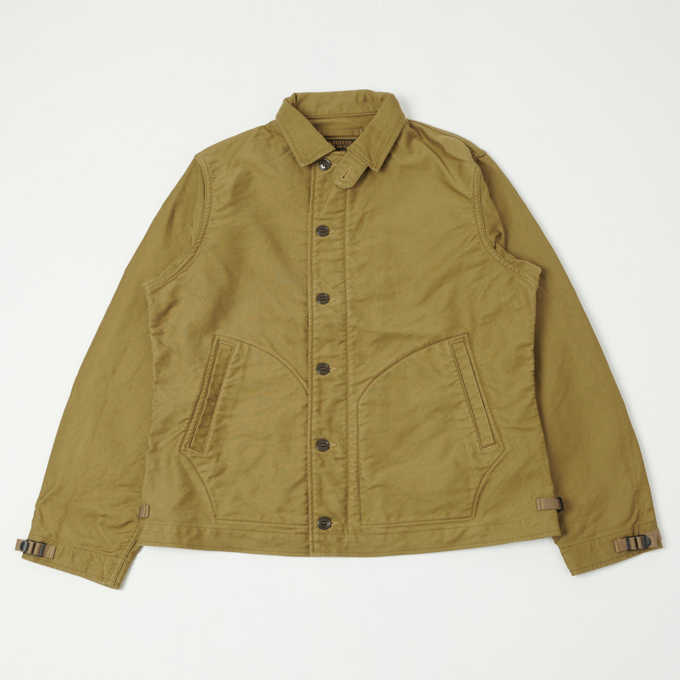 Freewheelers & Co Deck Worker Jacket - Khaki Beige