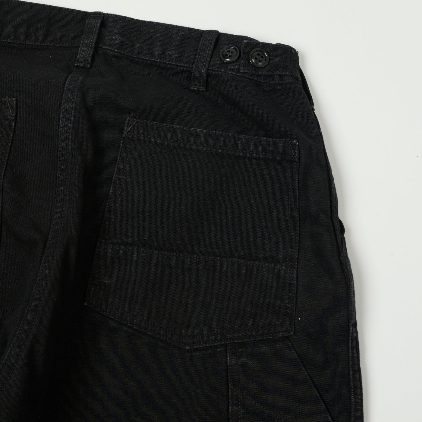 Freewheelers & Co Motor Psyclone 'Chopper Builder' Work Trousers - Black