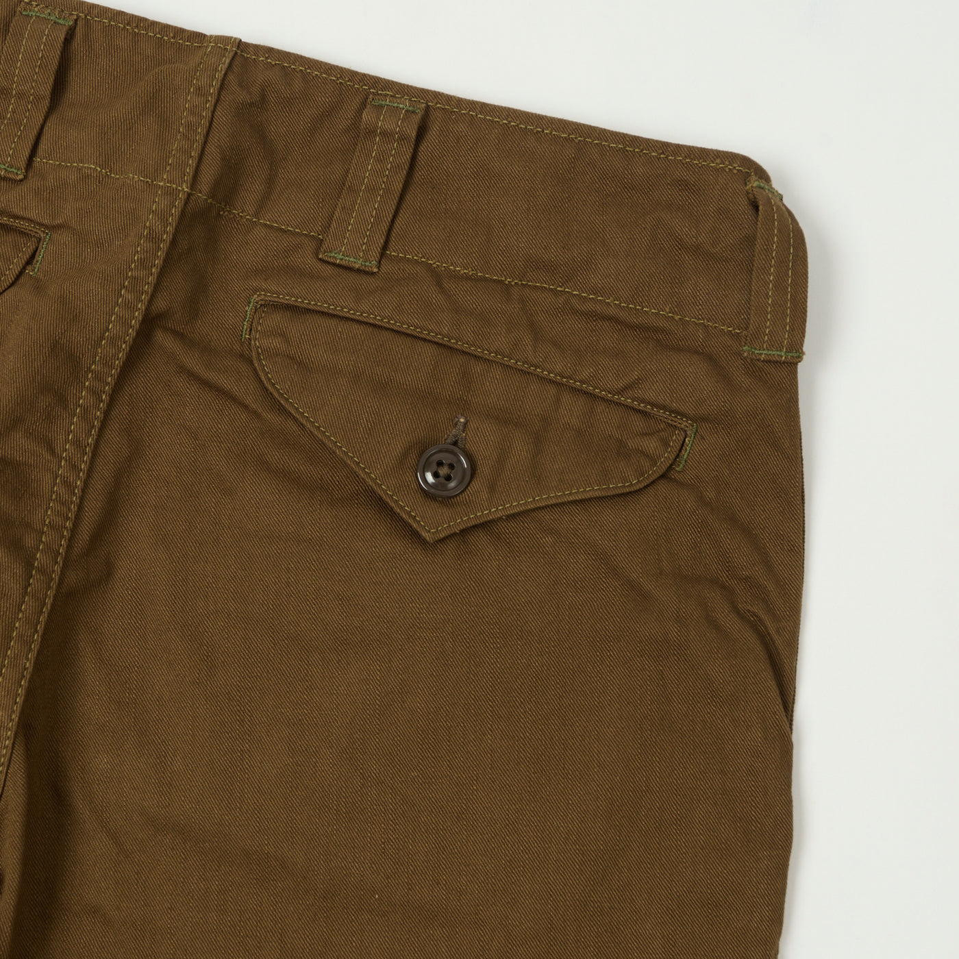 Freewheelers & Co Aviators Trouser - Dark Sepia Brown