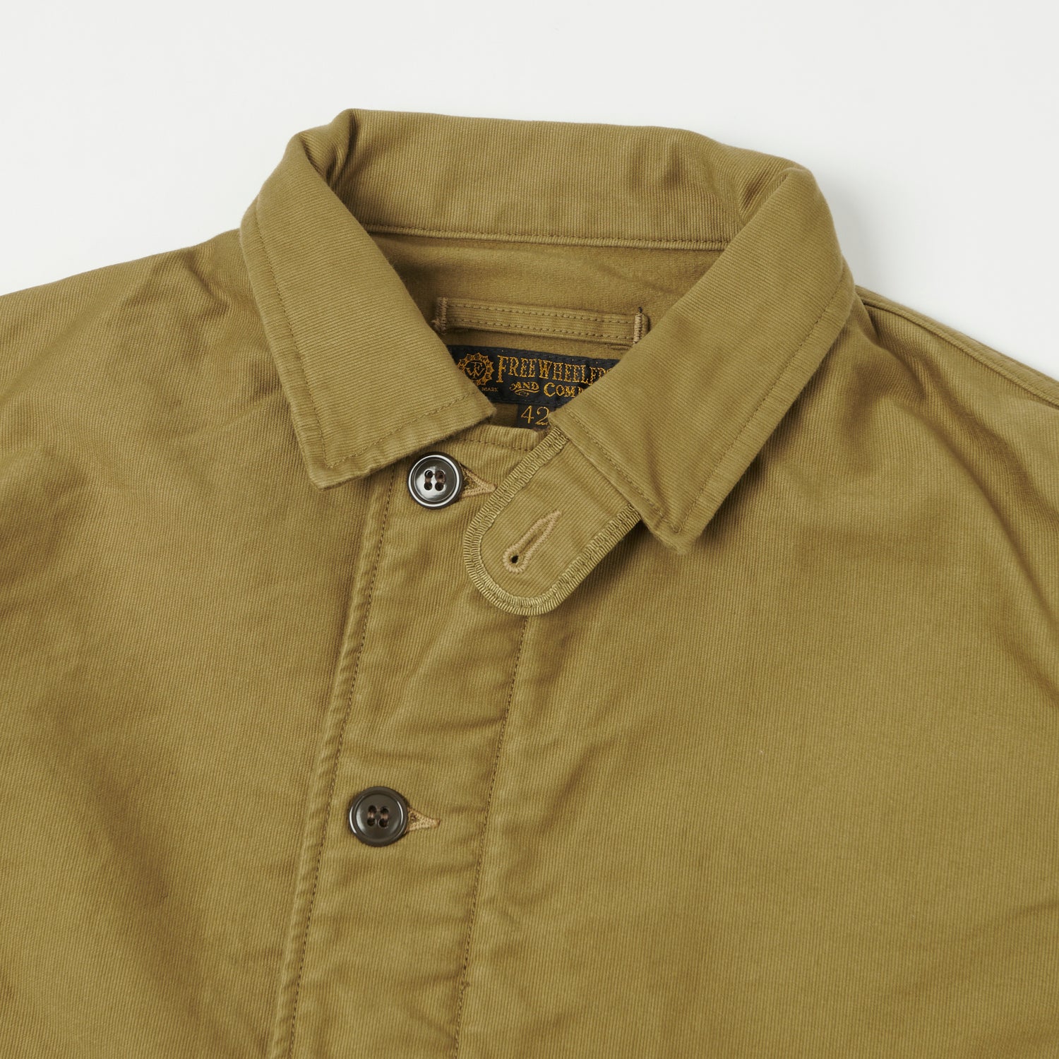 Freewheelers & Co Deck Worker Jacket - Khaki Beige