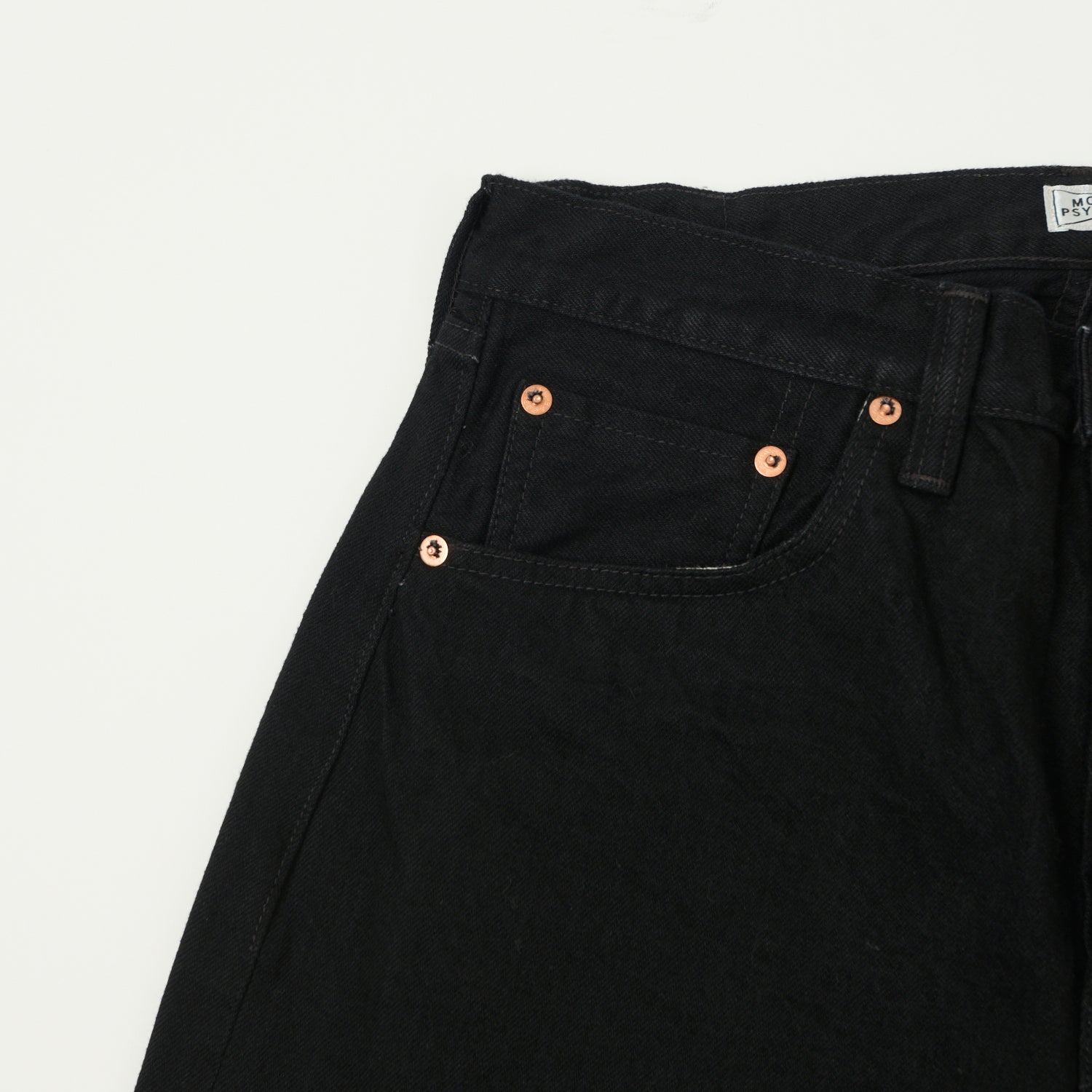 Freewheelers & Co The Vanishing West 601RB Regular Straight Jean - Black One Wash