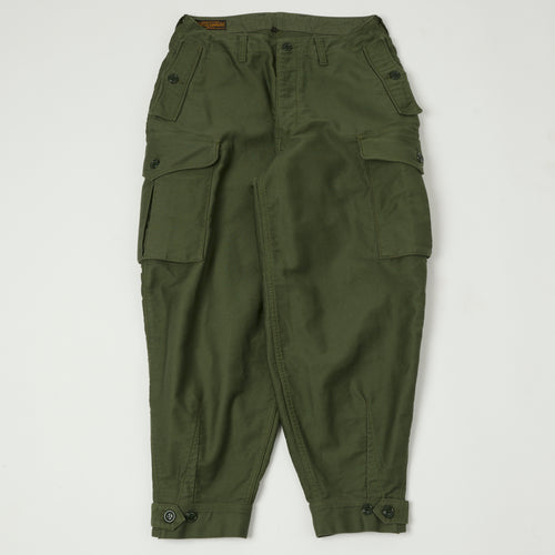 Freewheelers & Co Union Special Overalls 'Ground Crew' Trousers - Olive