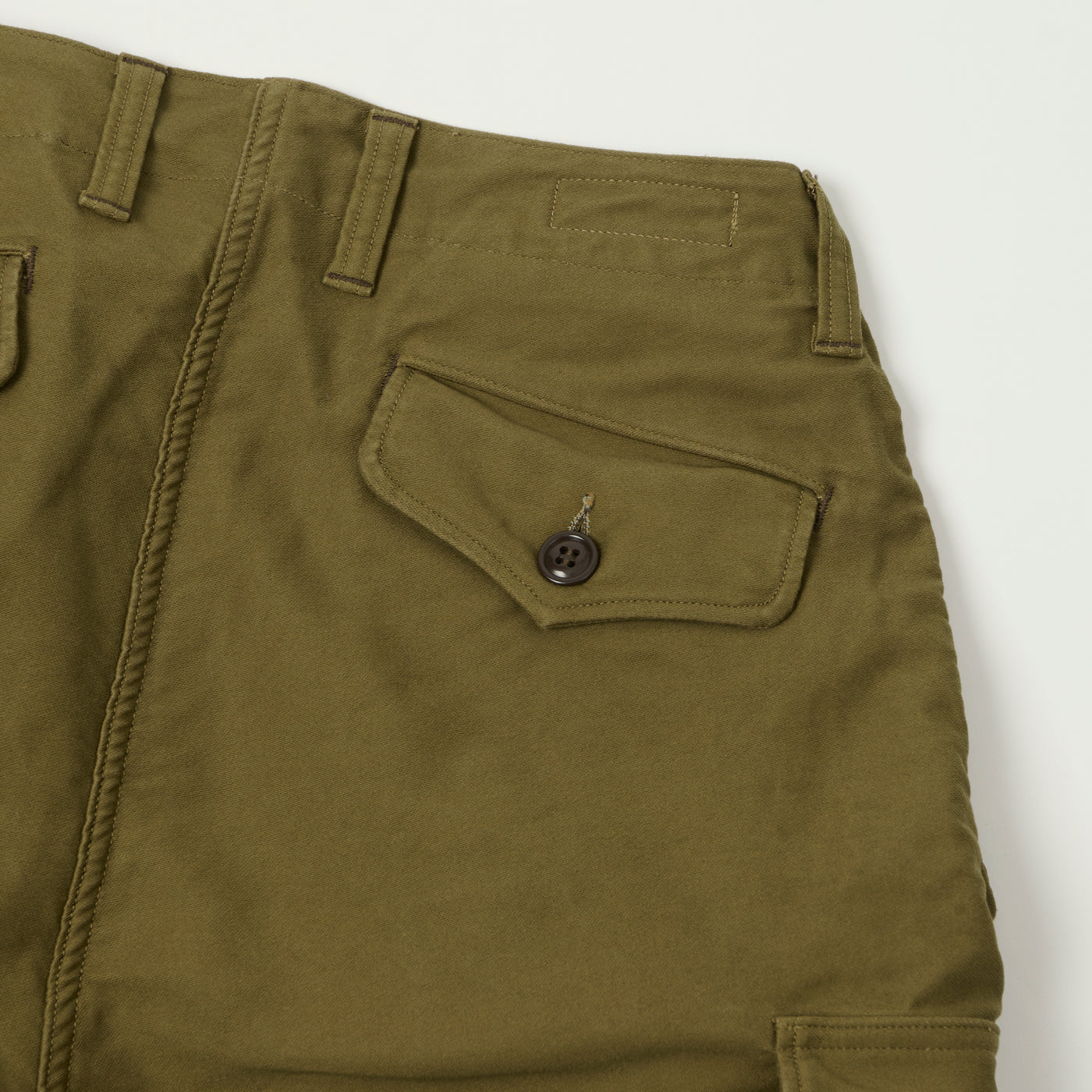 Freewheelers & Co Union Special Overalls 'Ground Crew' Trousers - Khaki Beige