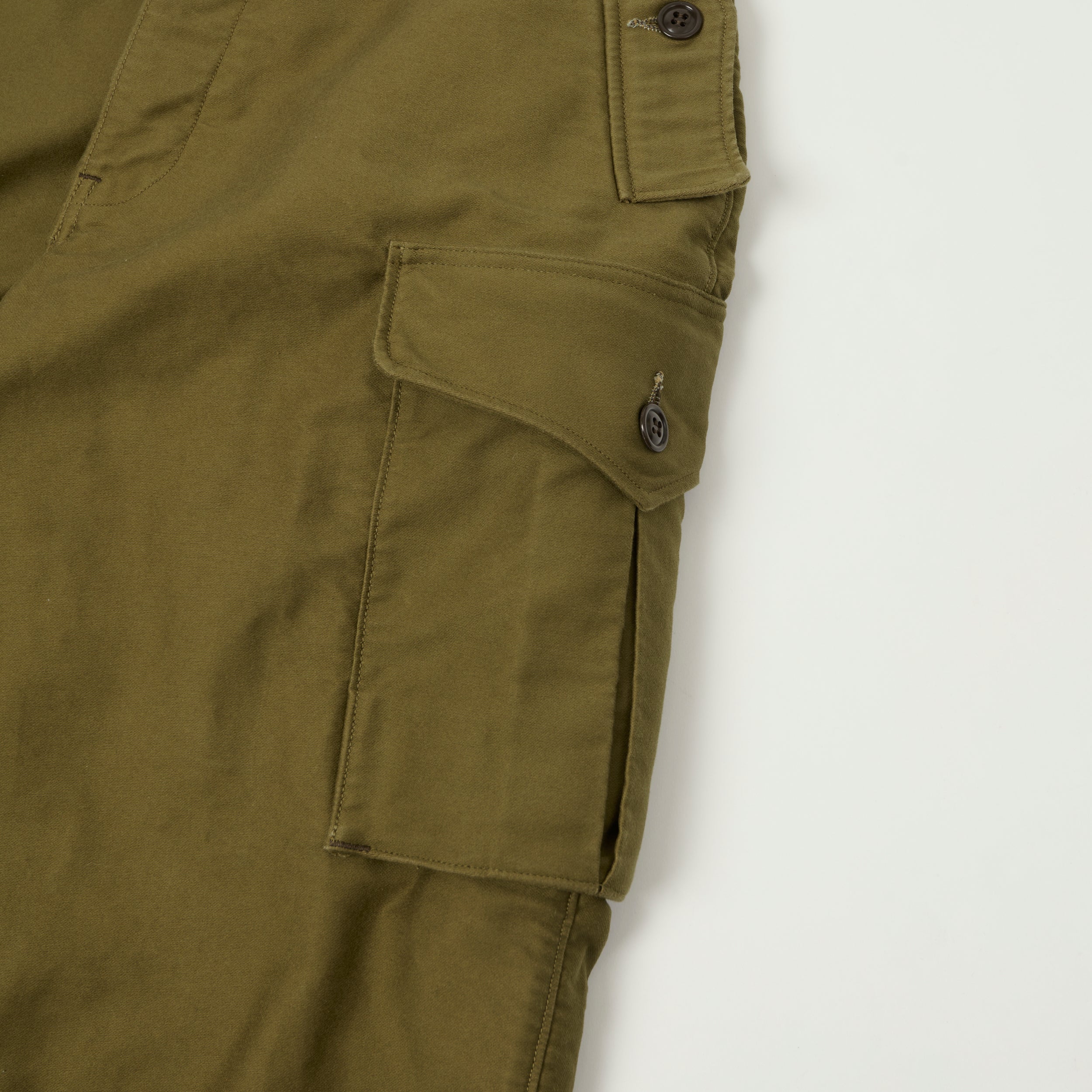 Freewheelers & Co Union Special Overalls 'Ground Crew' Trousers - Khaki Beige