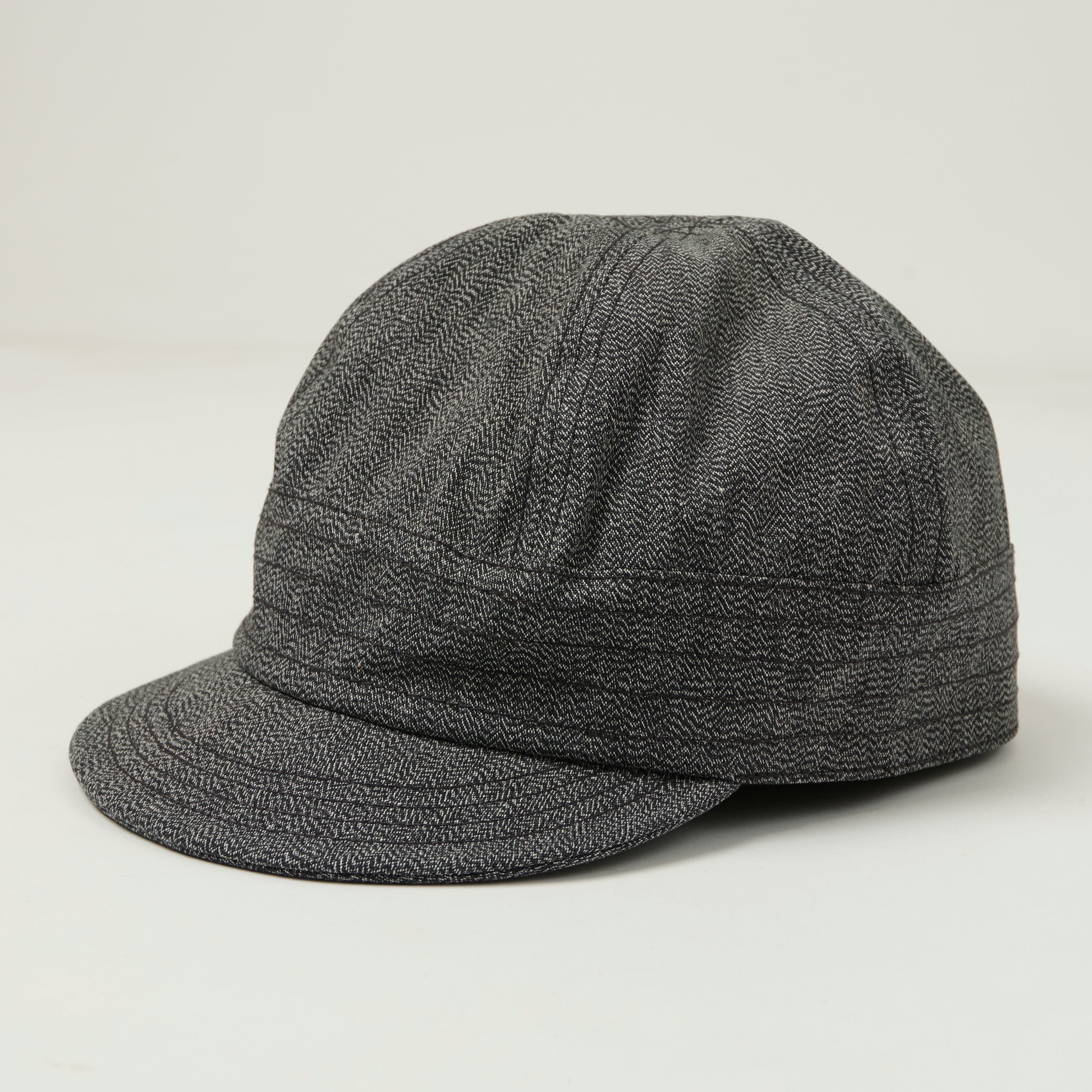 Freewheelers & Co Union Special Overalls 'Guthrie' Chambray Cap - Black Pepper