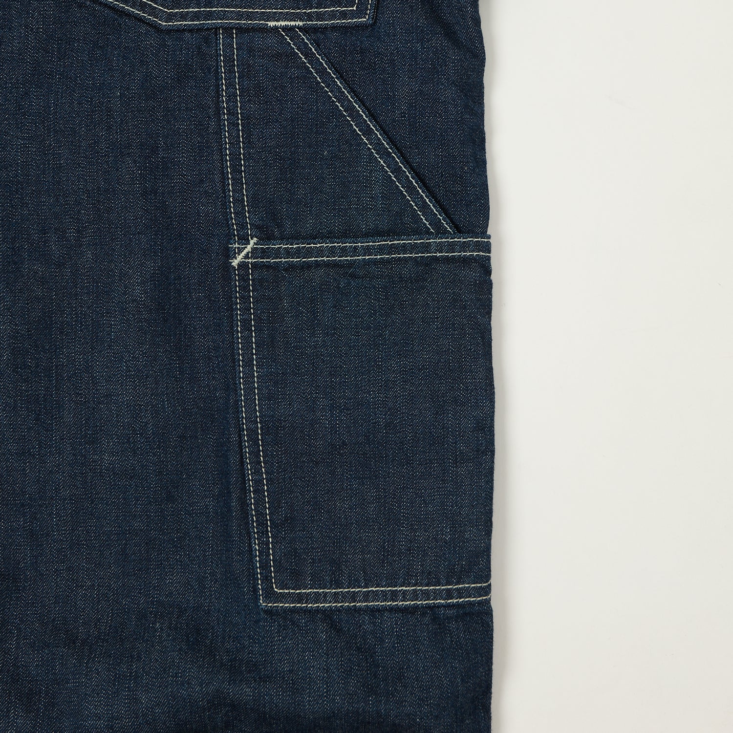 Freewheelers & Co Ironall 'Lot 102 Denim Overalls' Trouser - Indigo