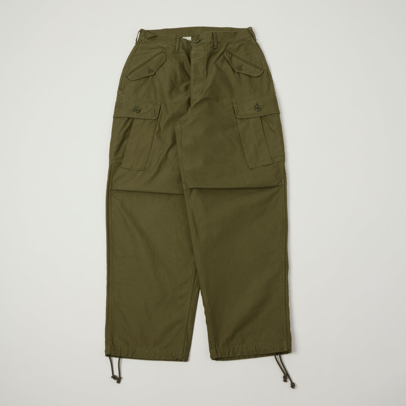 Freewheelers & Co Union Special Overalls 'Jungle Fatigues' Tropical Trousers - Khaki