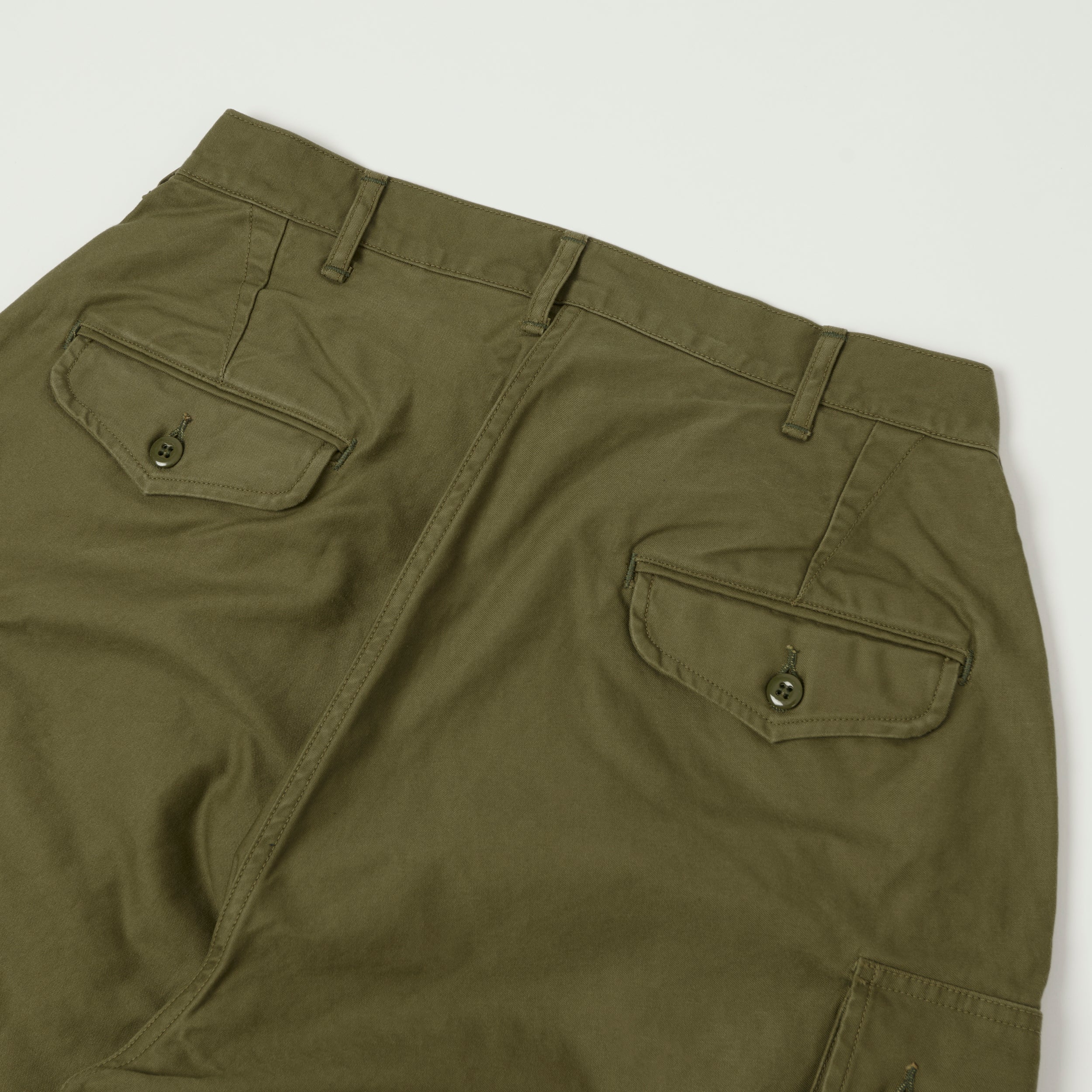 Freewheelers & Co Union Special Overalls 'Jungle Fatigues' Tropical Trousers - Khaki