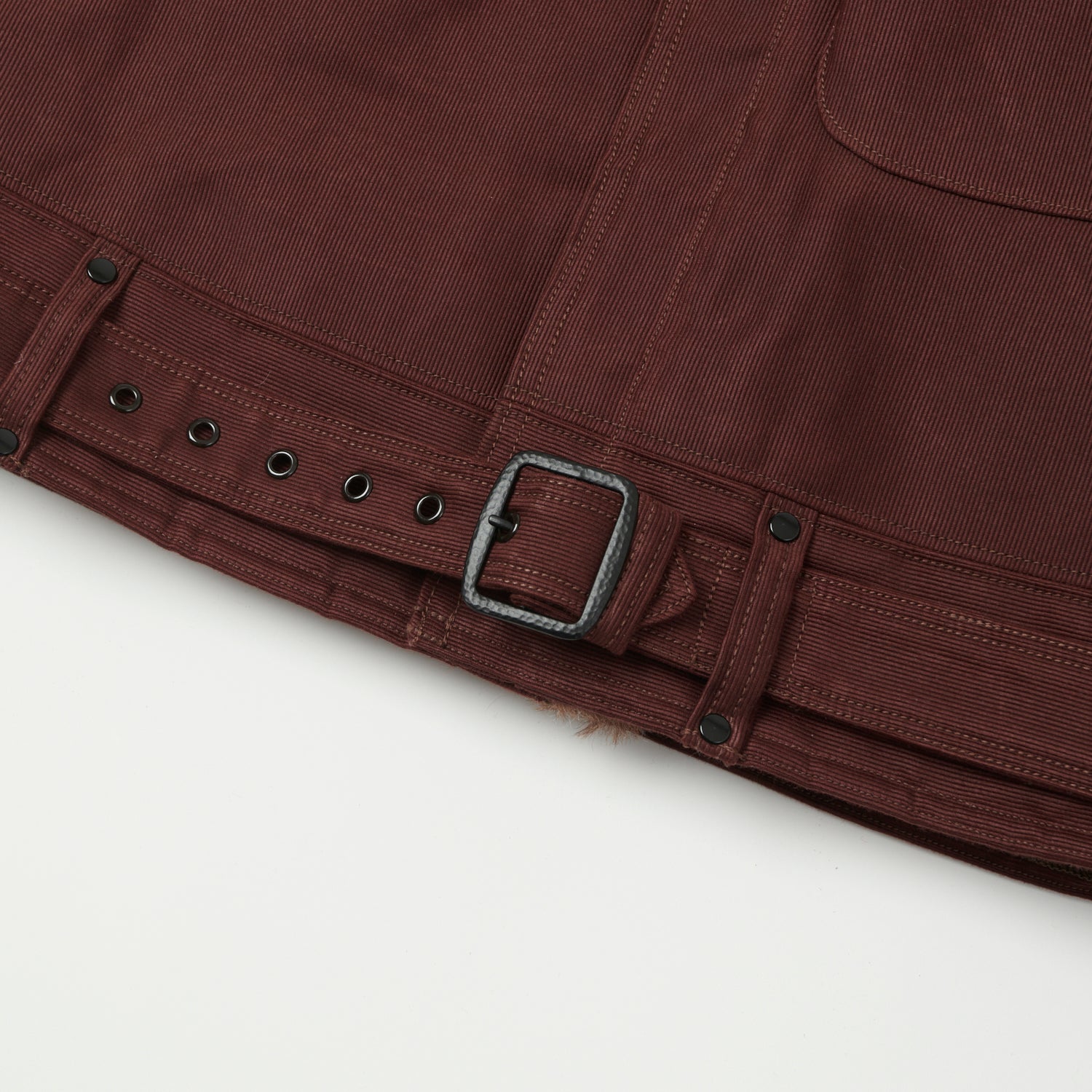 Freewheelers & Co 'Wind Master' Winter Flying Jacket - Red Brown