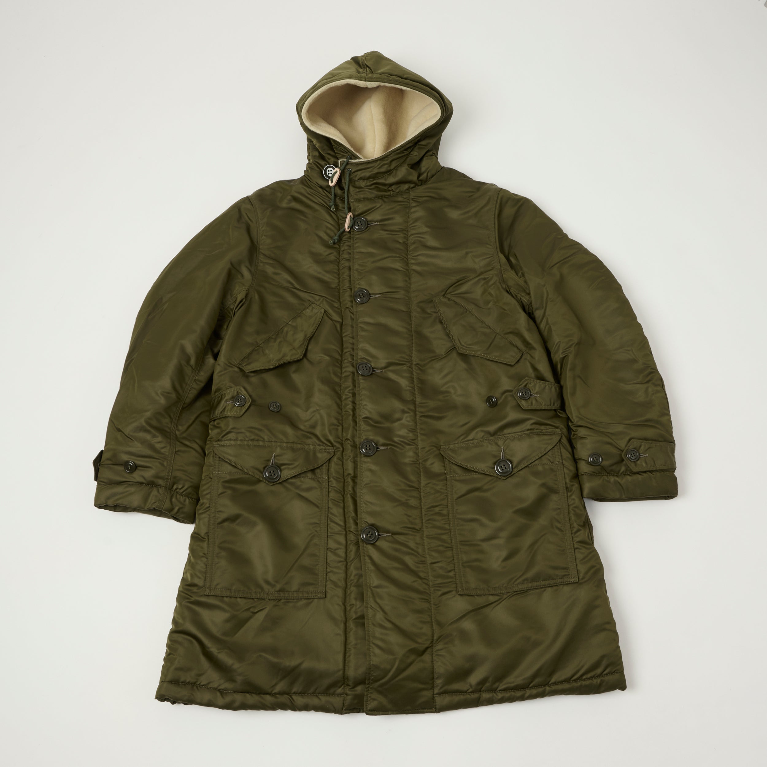 Freewheelers & Co Union Special Overalls 'M-1949' Air Crew Coat - Khaki Olive