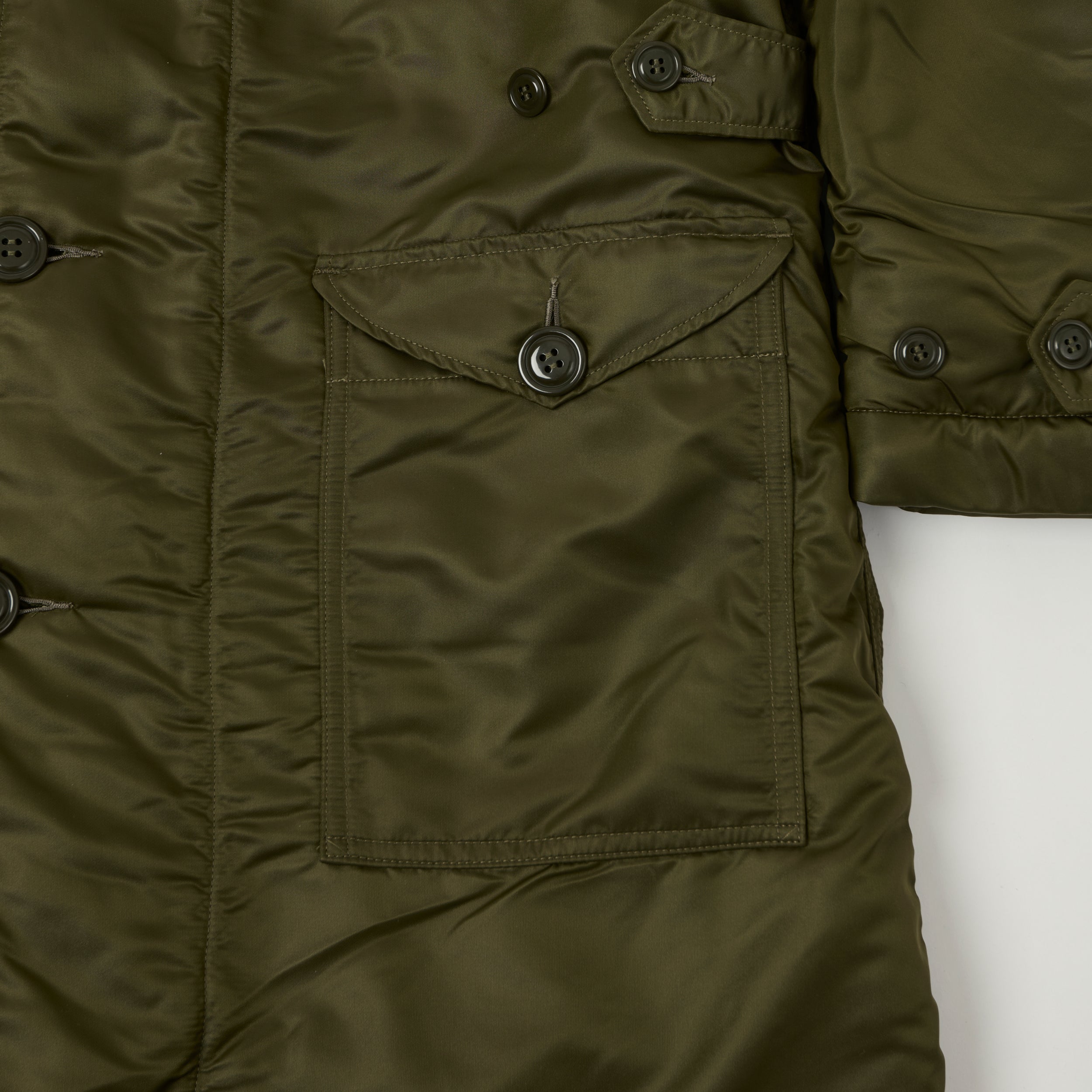 Freewheelers & Co Union Special Overalls 'M-1949' Air Crew Coat - Khaki Olive