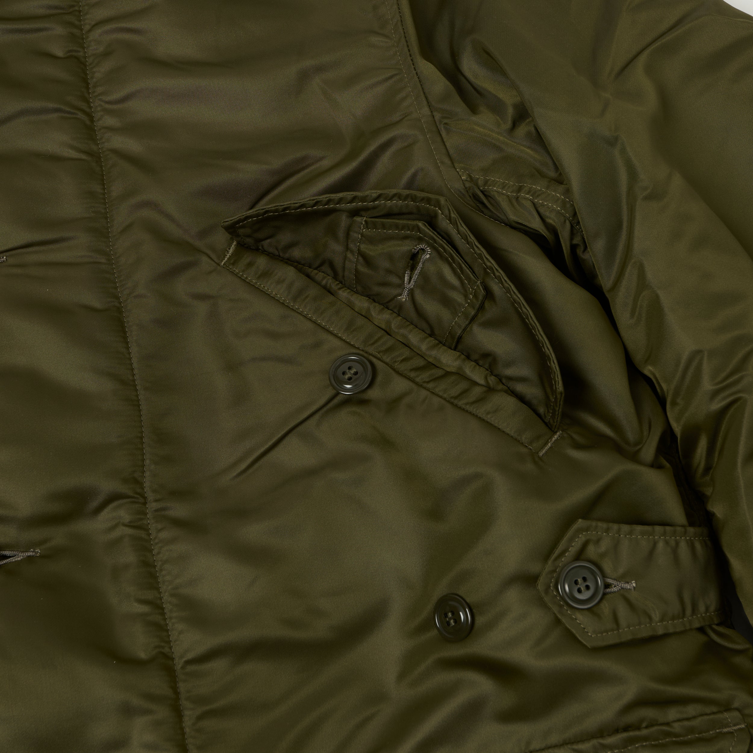 Freewheelers & Co Union Special Overalls 'M-1949' Air Crew Coat - Khaki Olive