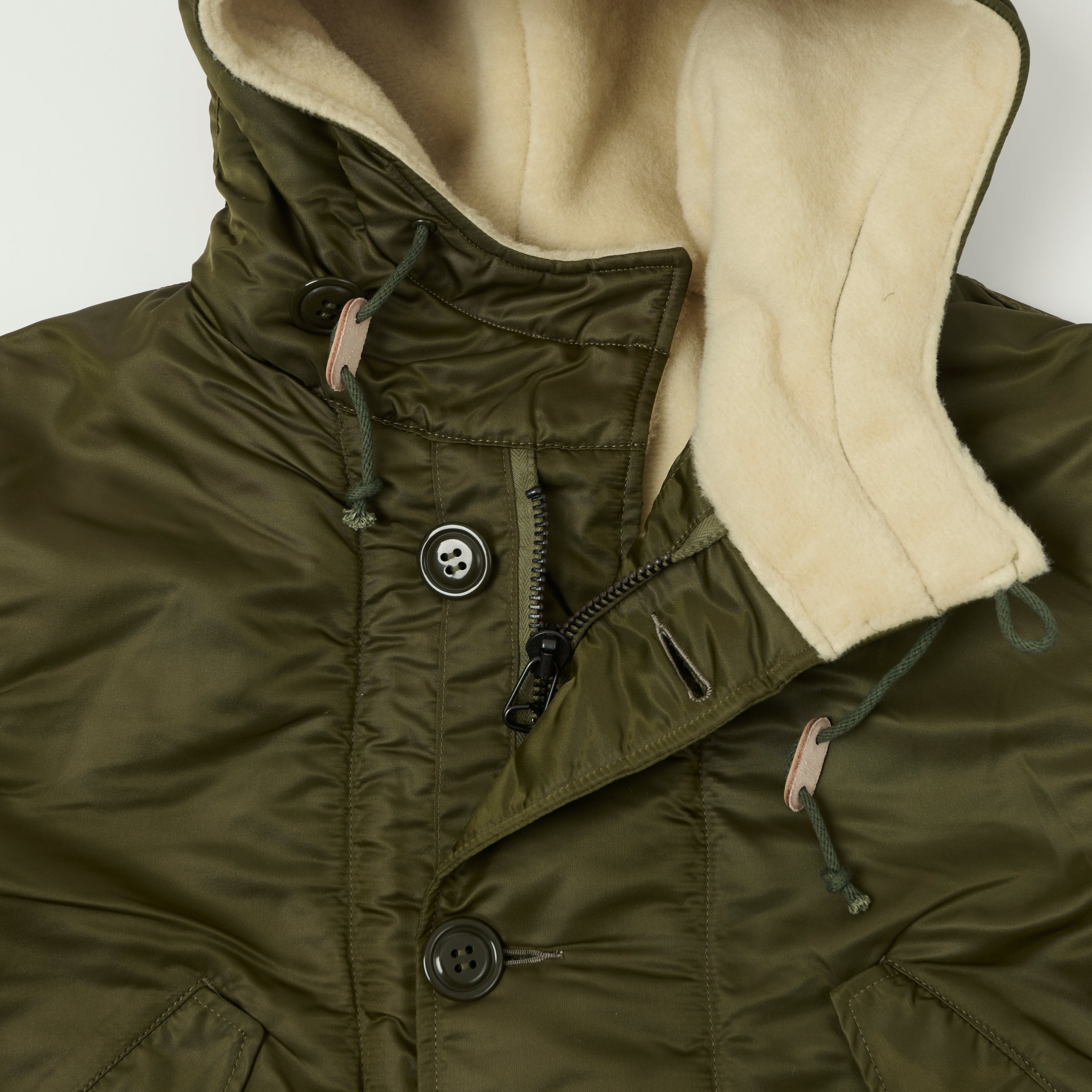 Freewheelers & Co Union Special Overalls 'M-1949' Air Crew Coat - Khaki Olive