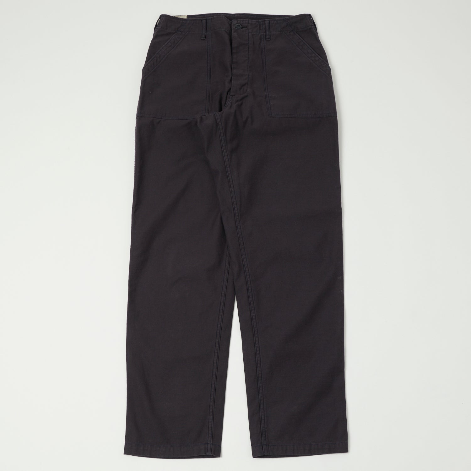 Freewheelers & Co Military Utility Trouser - Eggplant Navy