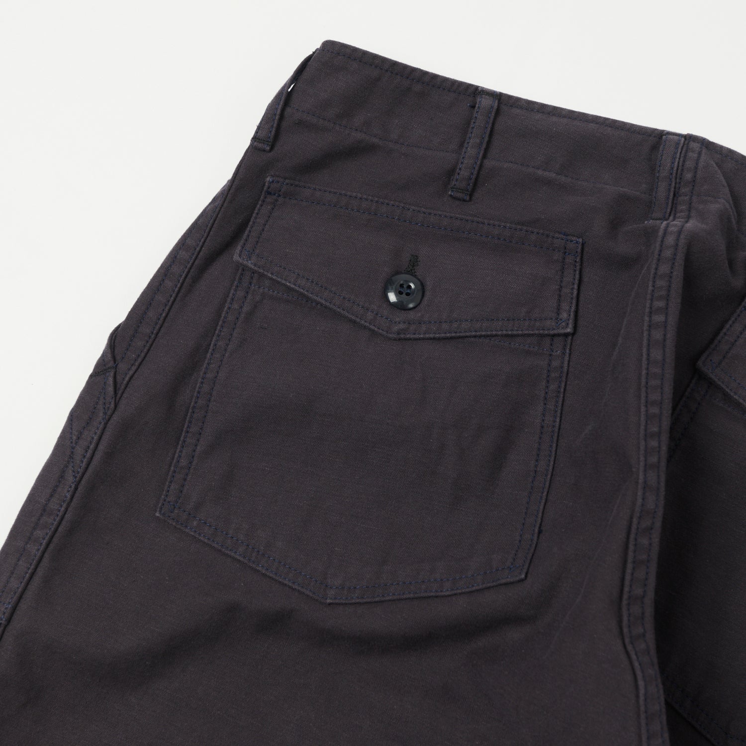 Freewheelers & Co Military Utility Trouser - Eggplant Navy