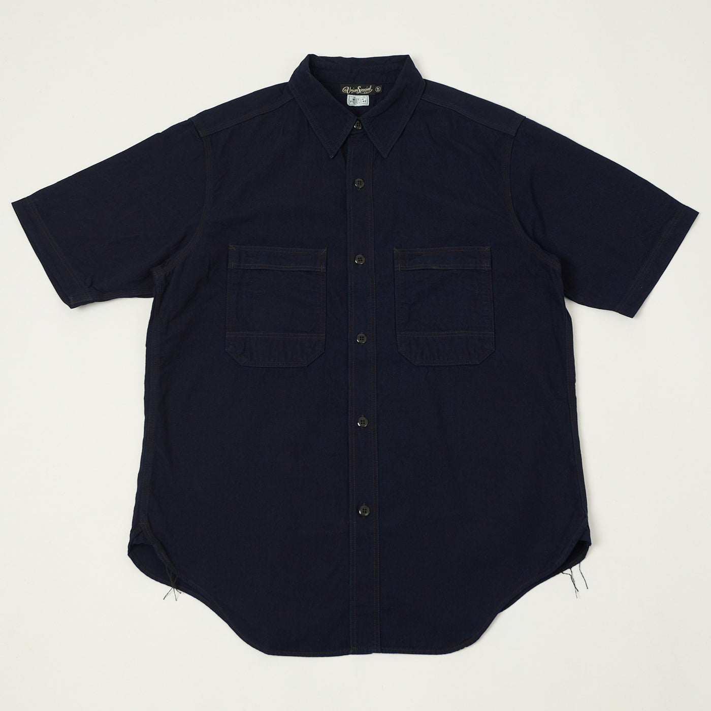 Freewheelers & Co Motor Psyclone 'Peace Valley' Shirt - Navy