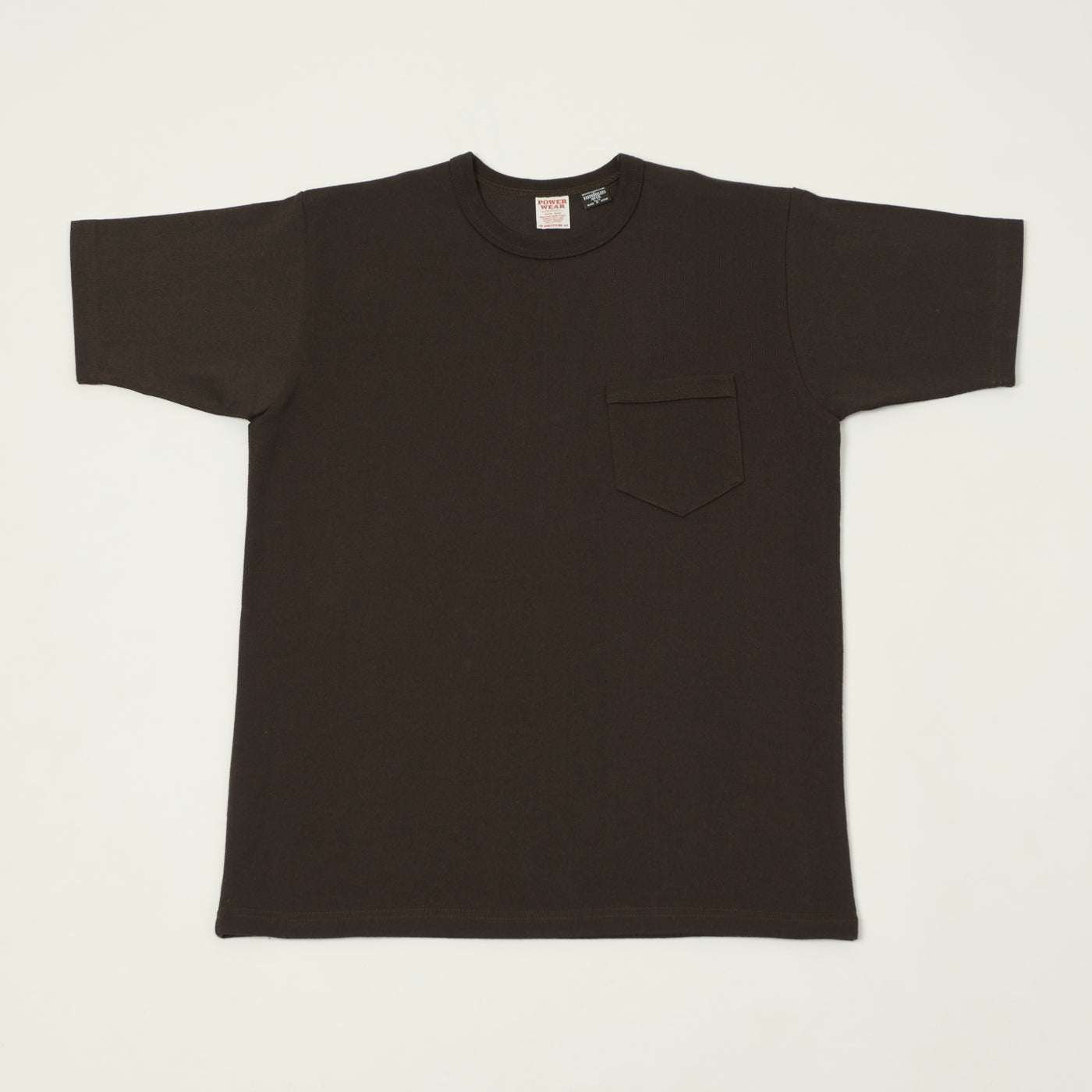Freewheelers & Co Power Wear Short Sleeve Pocket T-Shirt - Jet Black