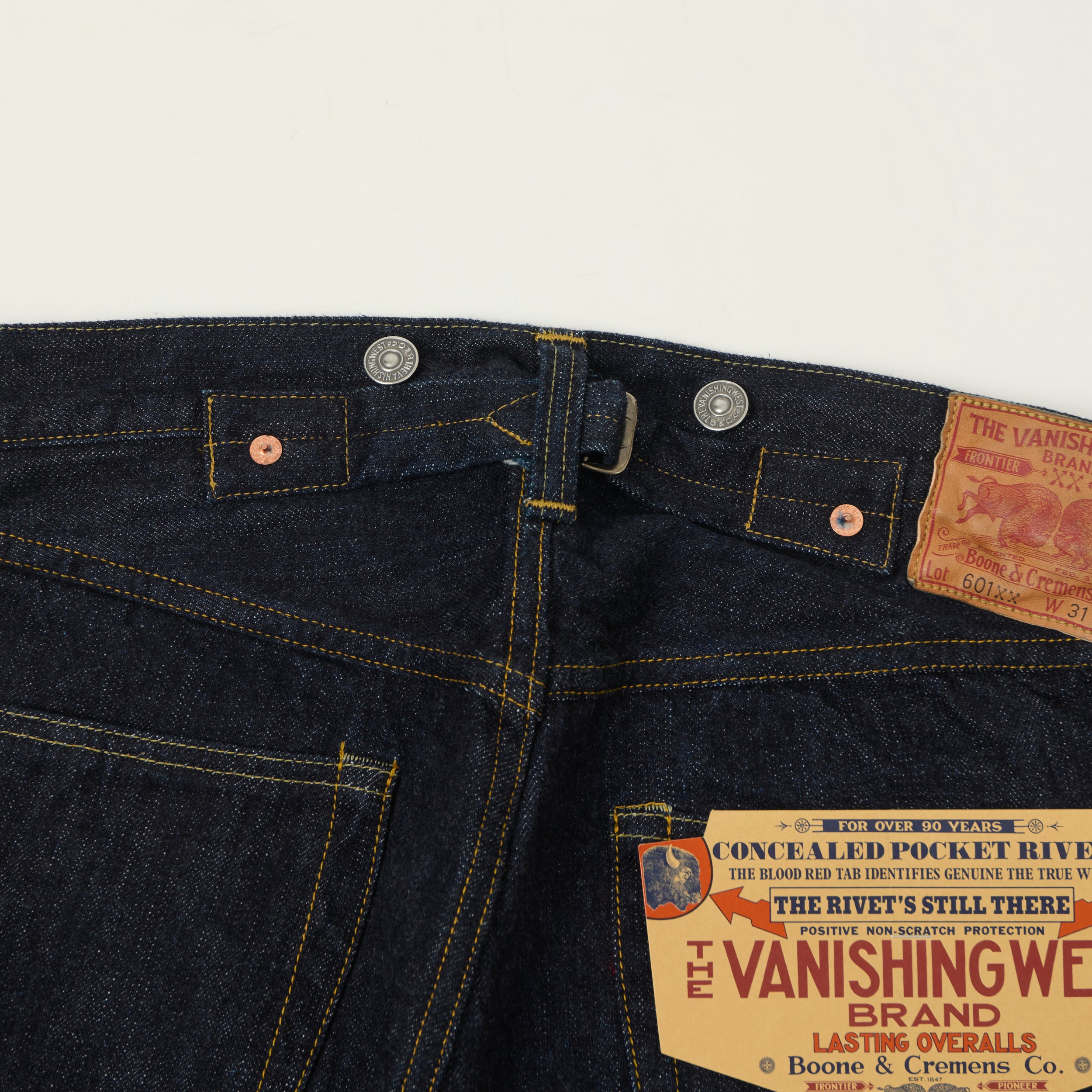 Freewheelers & Co The Vanishing West 601XX '1941 Model' 14oz Loose Straight Jean - One Wash