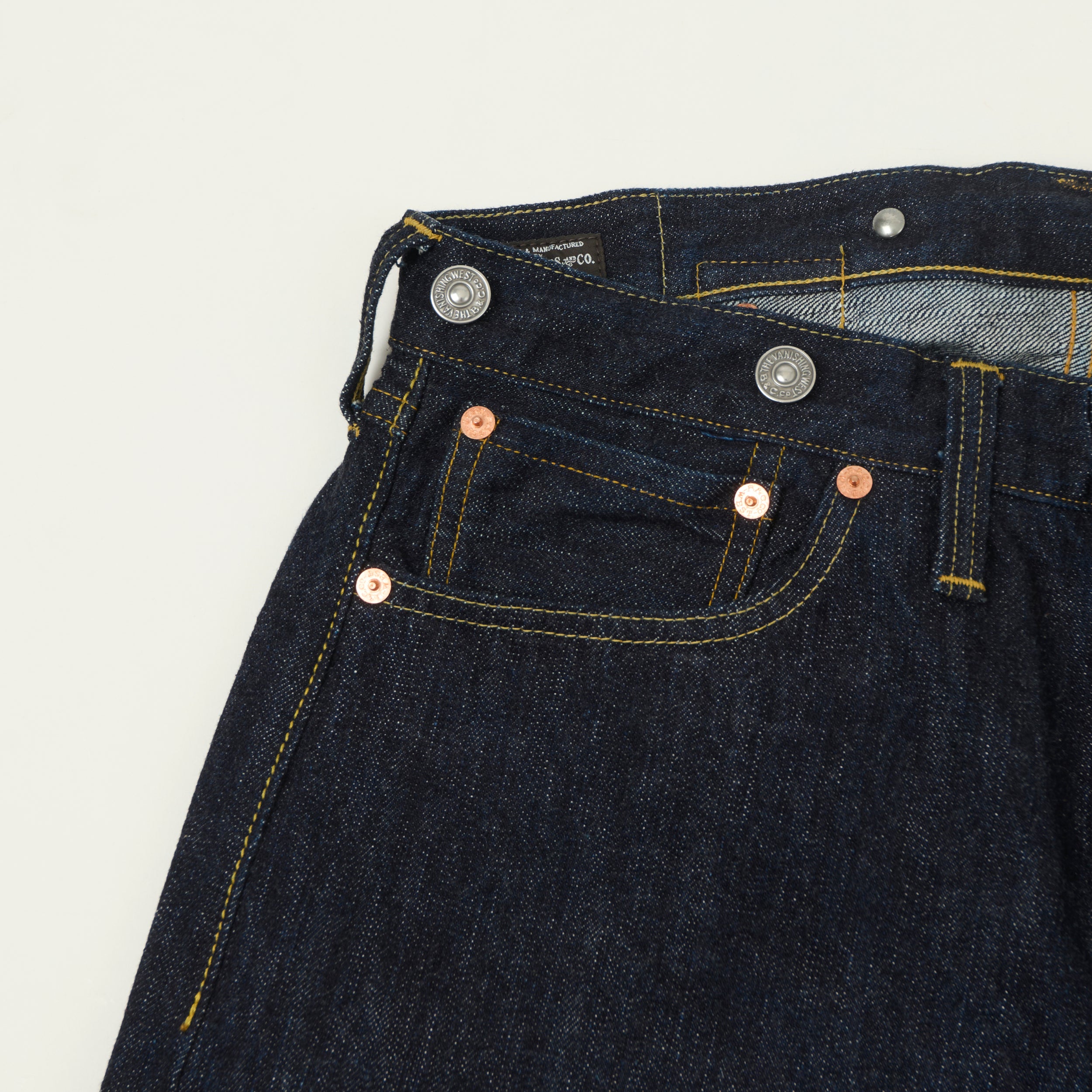 Freewheelers & Co The Vanishing West 601XX '1941 Model' 14oz Loose Straight Jean - One Wash