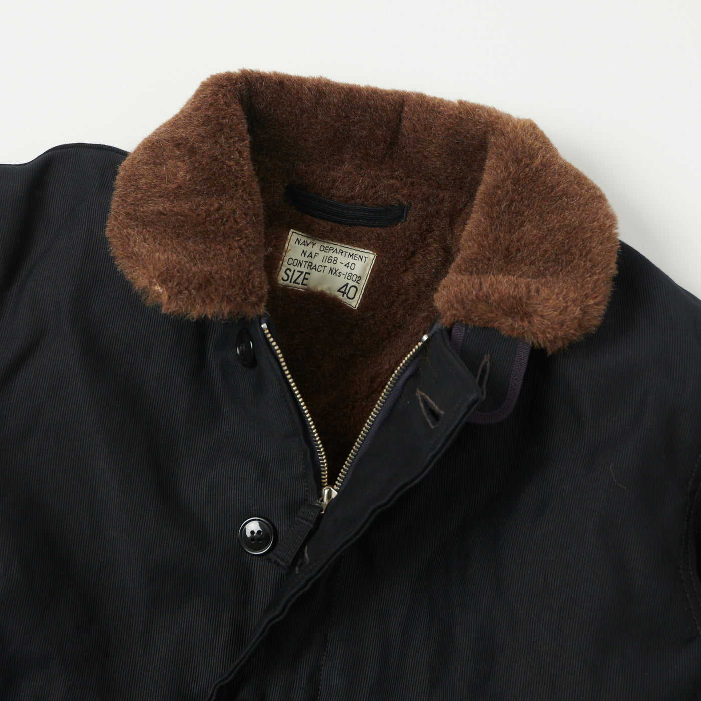 Freewheelers & Co 1940's Type N-1 Deck Jacket - Dark Navy