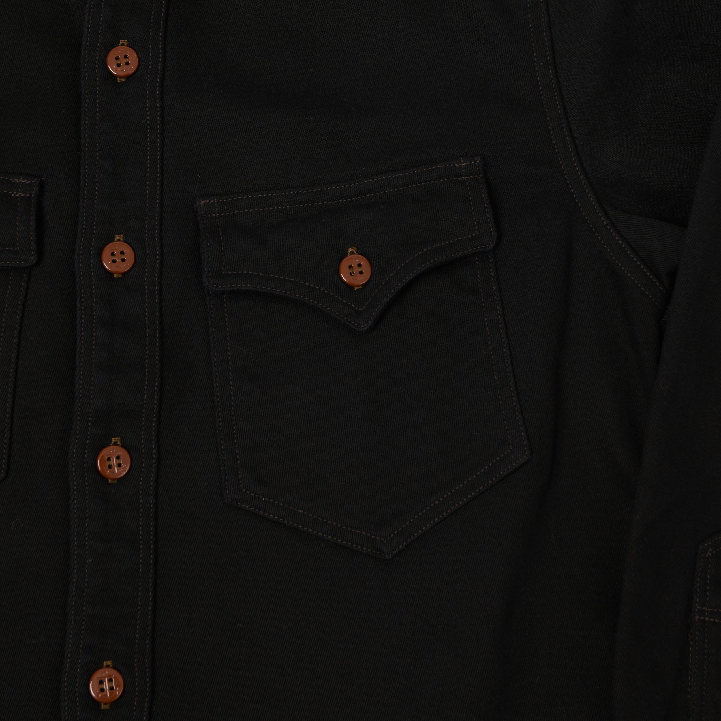 Freewheelers & Co U.S Navy Utility CPO Shirt - Dark Navy