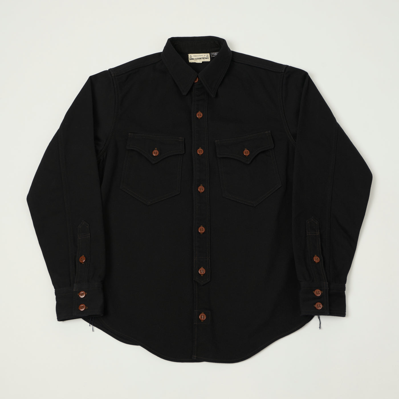 Freewheelers & Co U.S Navy Utility CPO Shirt - Dark Navy
