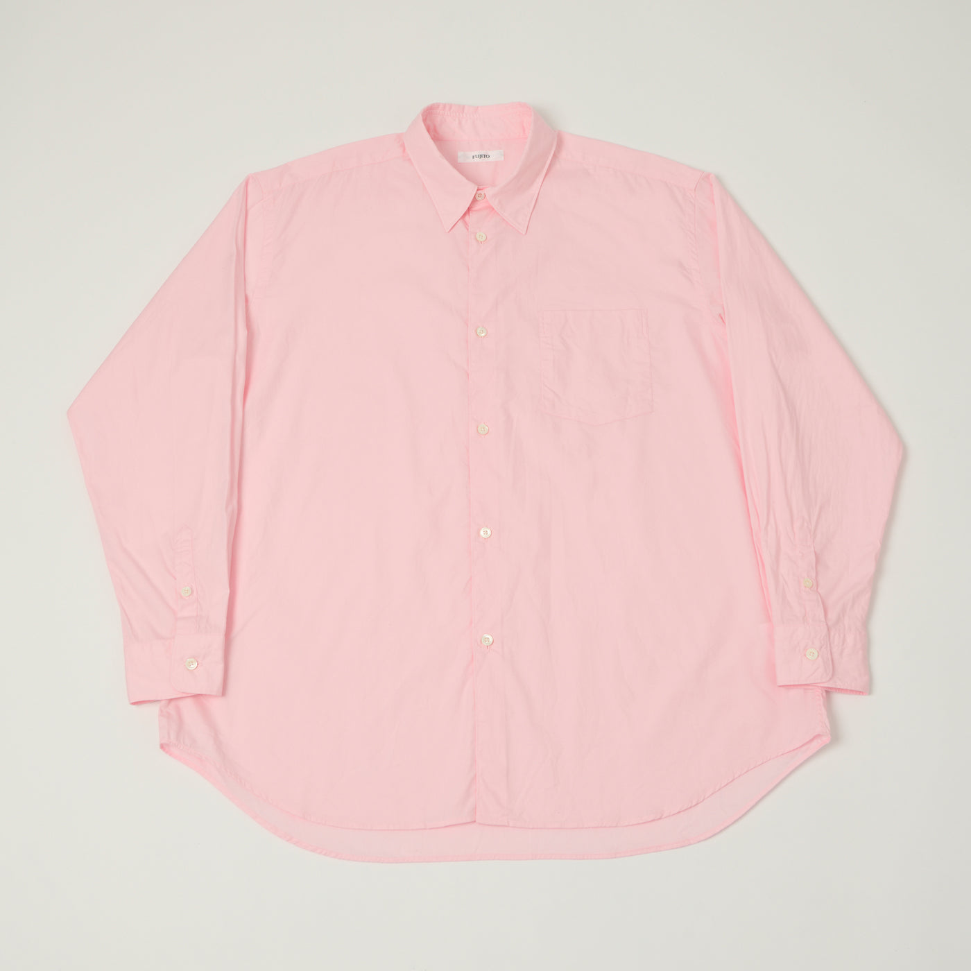 Fujito 'Big Sleeve' Button Up Shirt - Pink