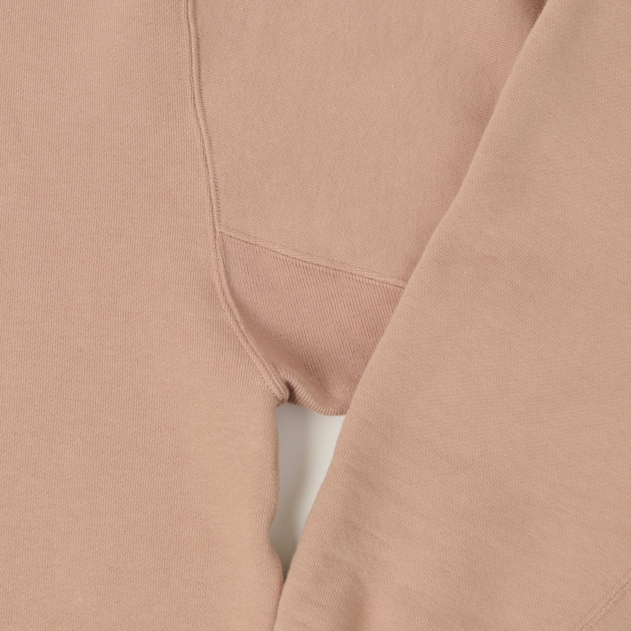 Fujito Henley Neck Sweat Parka - Smokey Pink