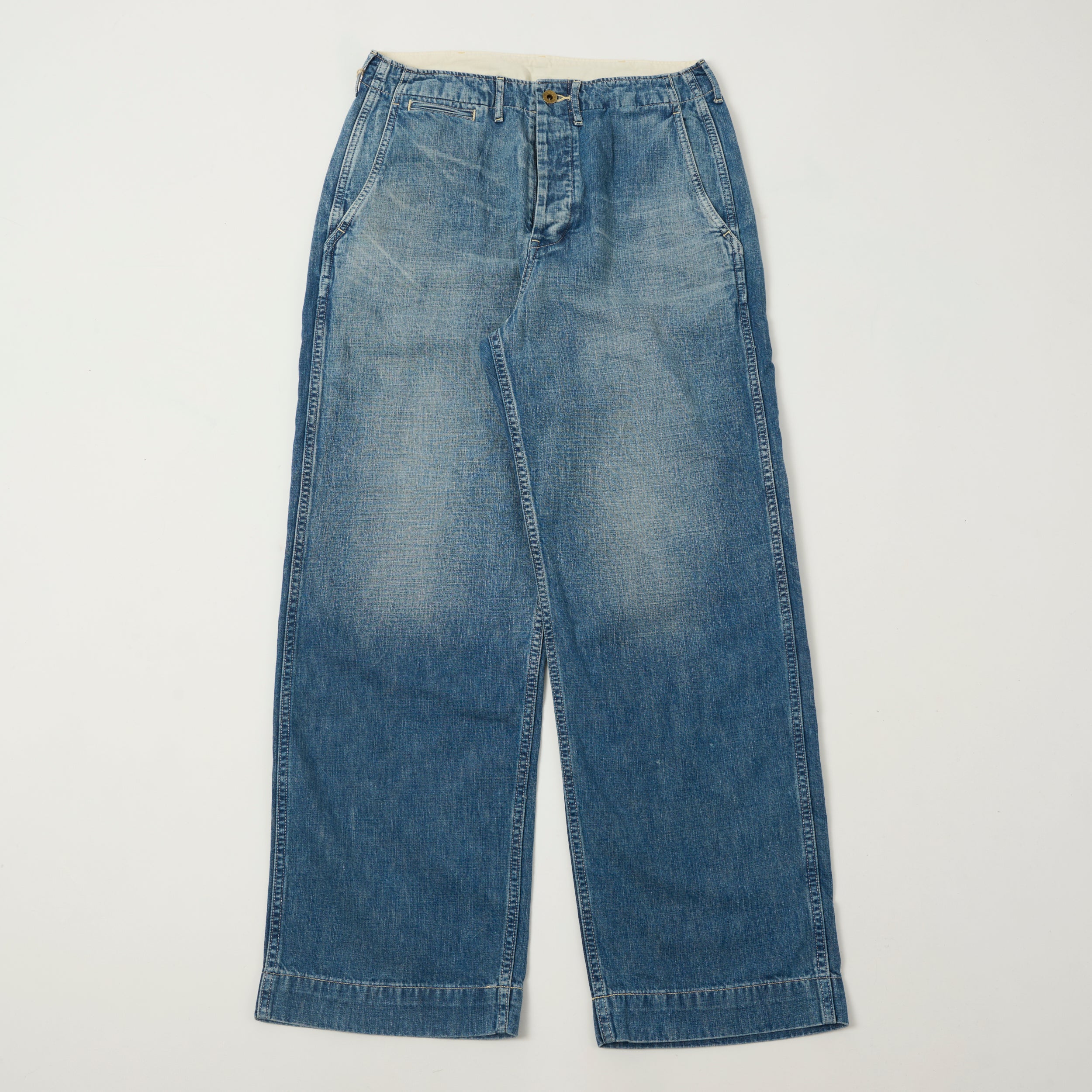 FULLCOUNT 1201 10.5oz Denim Trouser - Heavy Wash