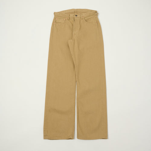 FULLCOUNT 0105 12oz Wide Straight Jean - Beige
