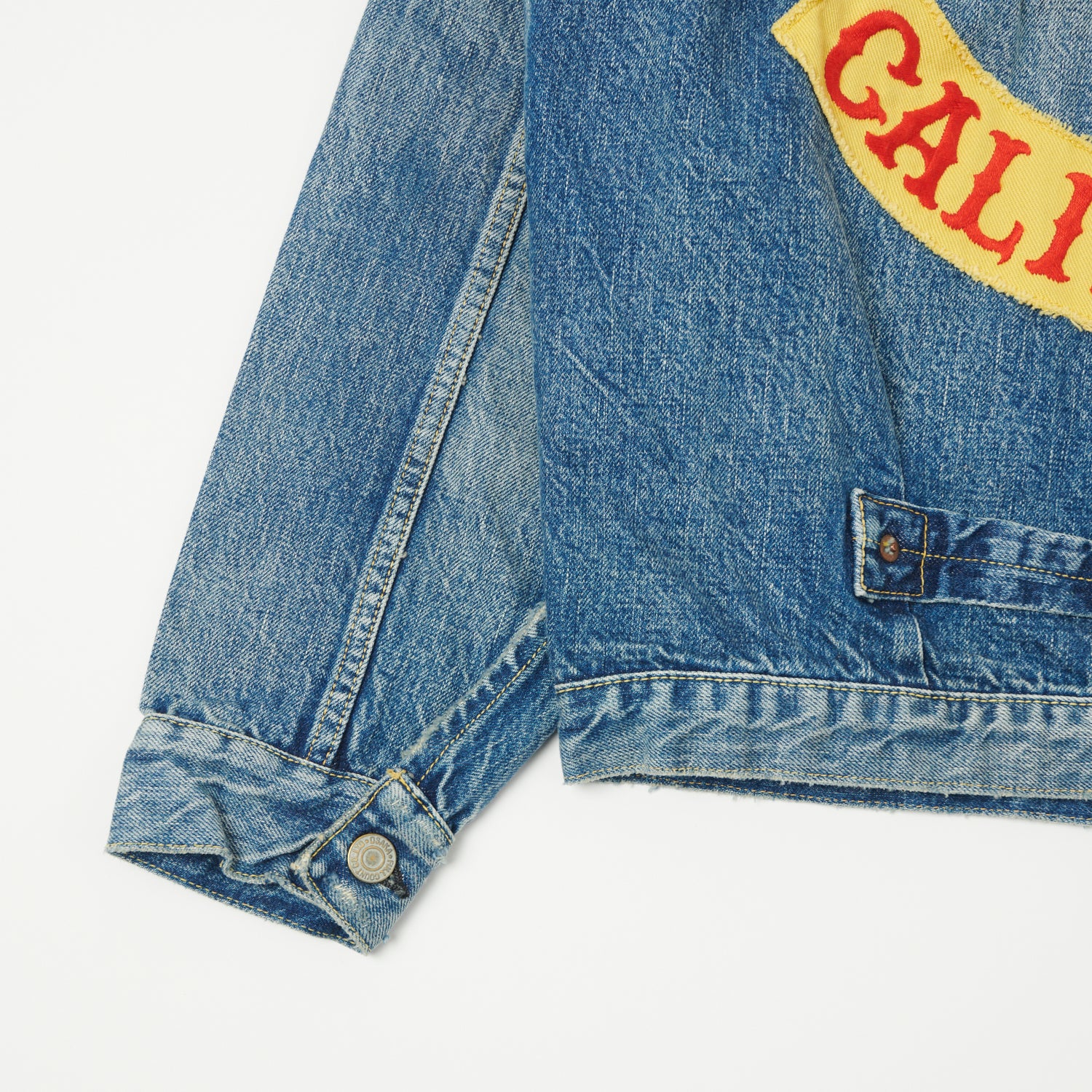 FULLCOUNT 2107HA Patched 13.7oz Type I Denim Jacket - 'Dartford' Wash