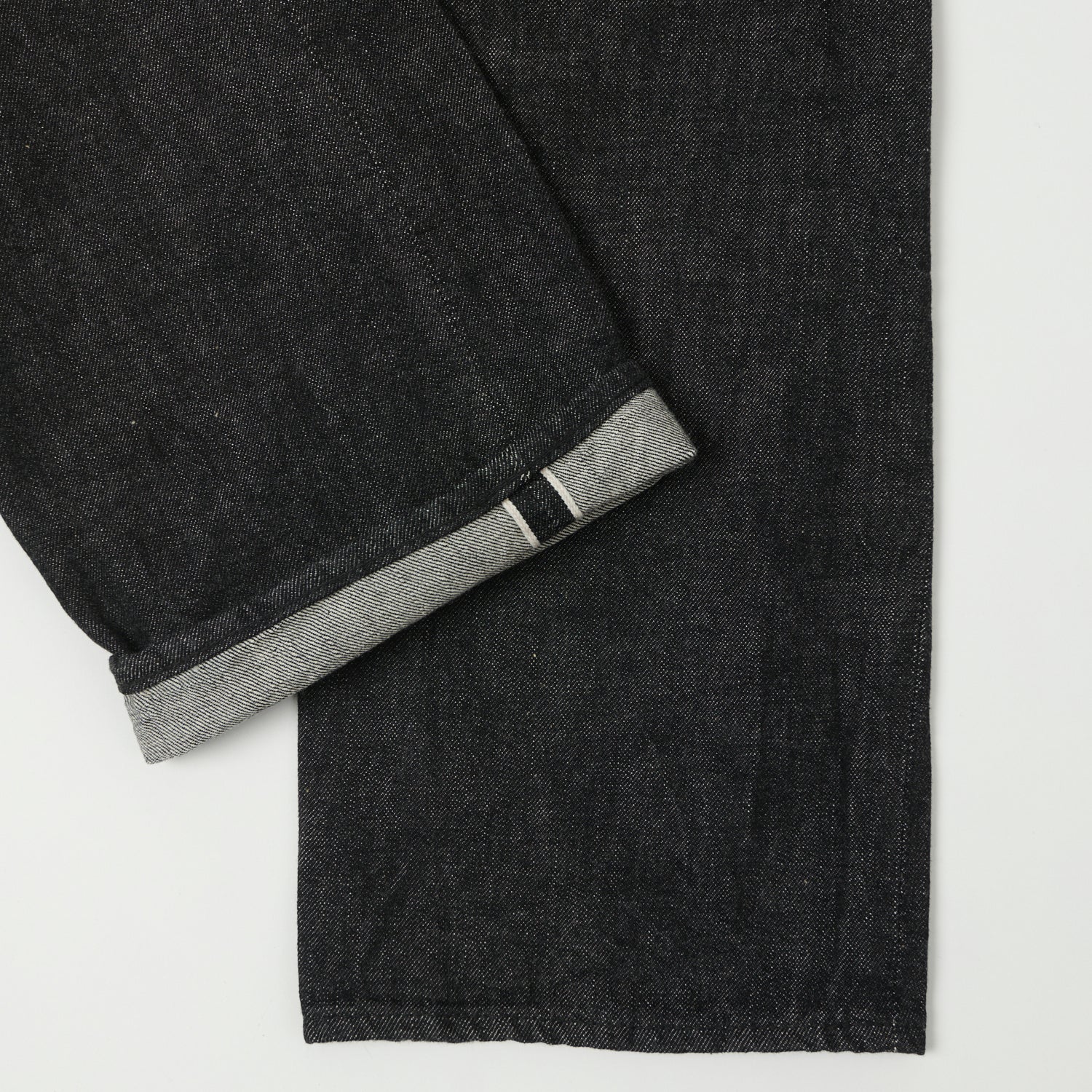 FULLCOUNT 1101 13.7oz Loose Straight Jean - Black One Wash