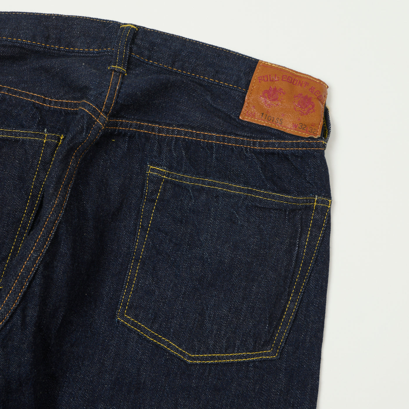 FULLCOUNT 1101SS 'Super Smooth' 11.5oz Loose Straight Jean - One Wash