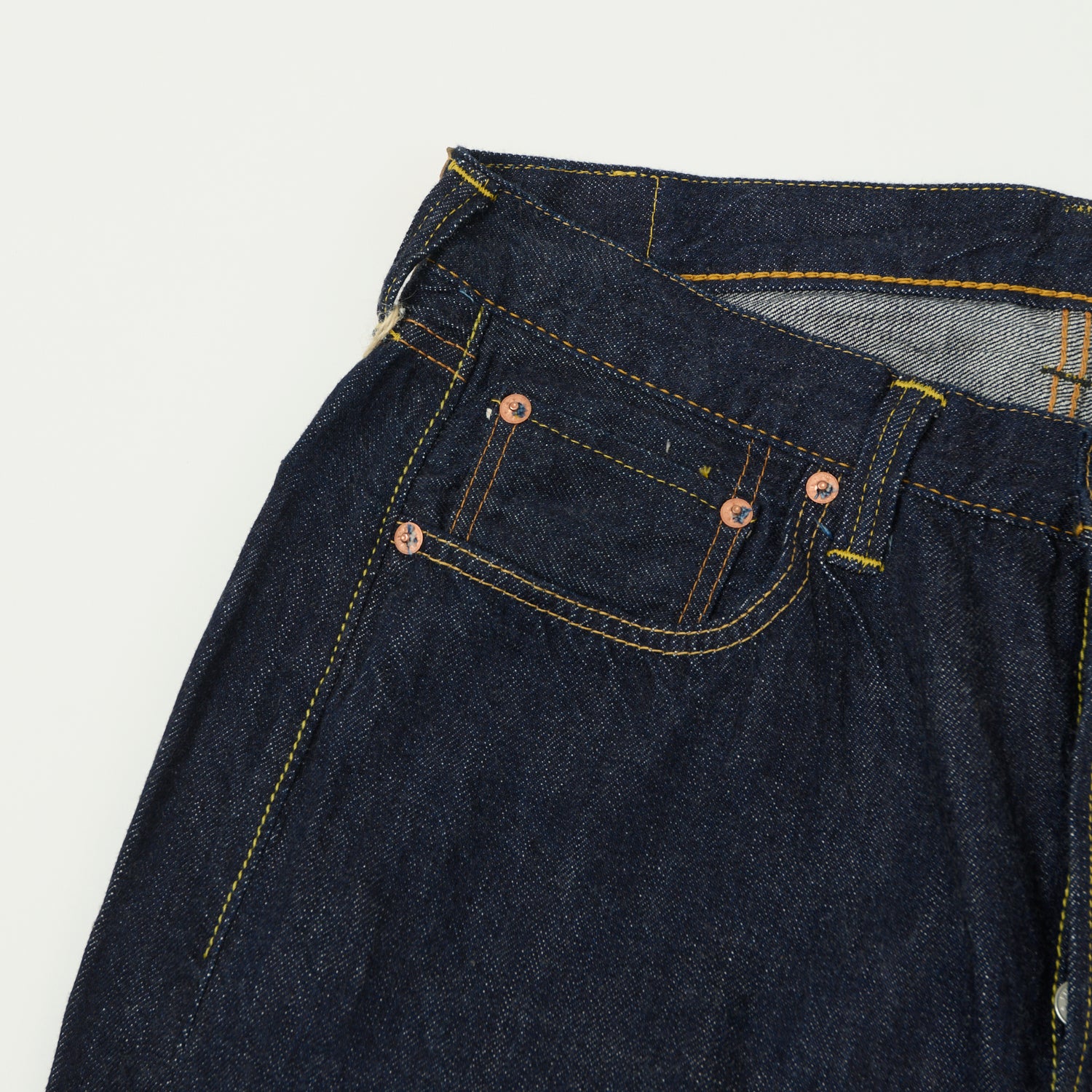 FULLCOUNT 1101SS 'Super Smooth' 11.5oz Loose Straight Jean - One Wash