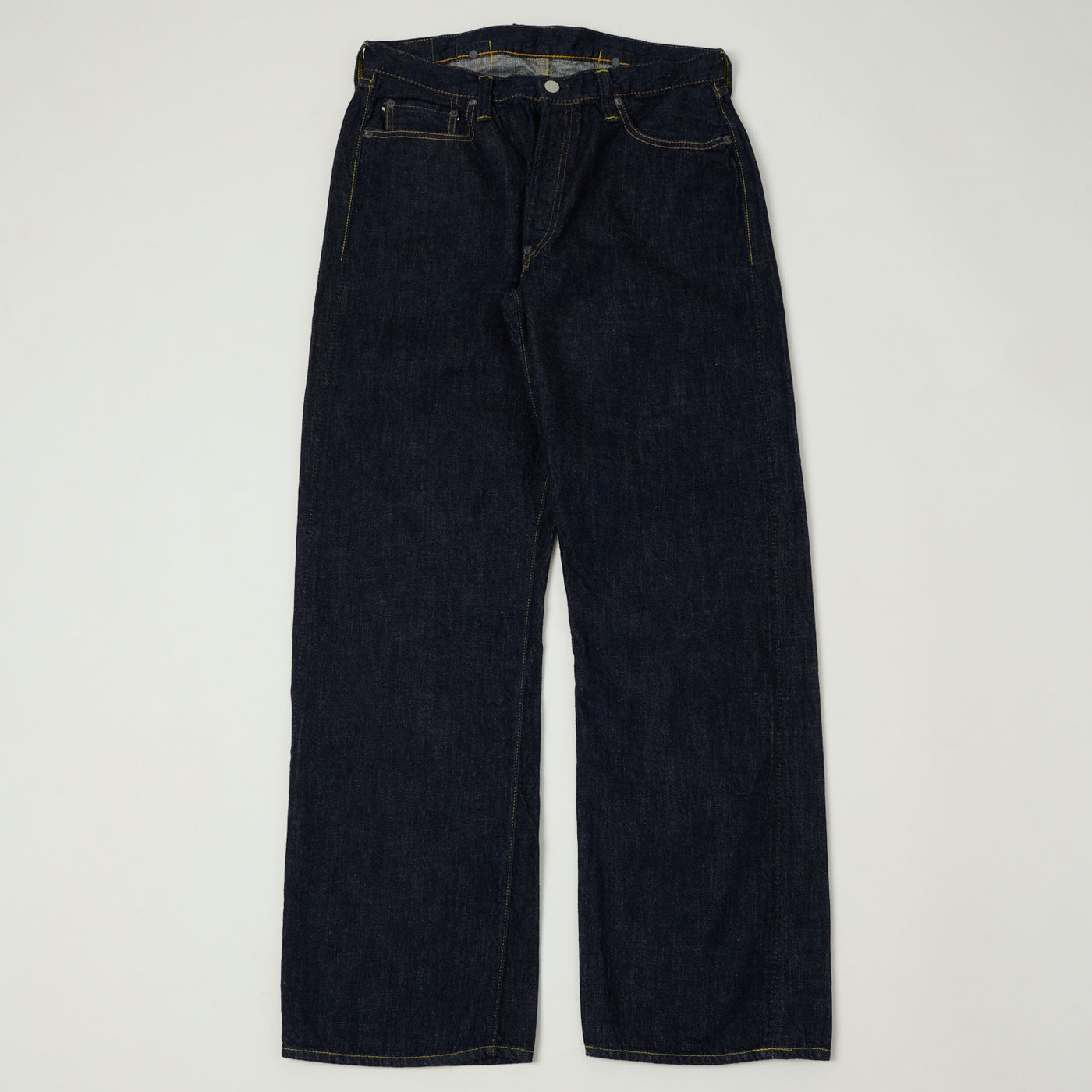 FULLCOUNT 1126 '1937 Model' 11.5oz Wide Straight Jeans - One Wash