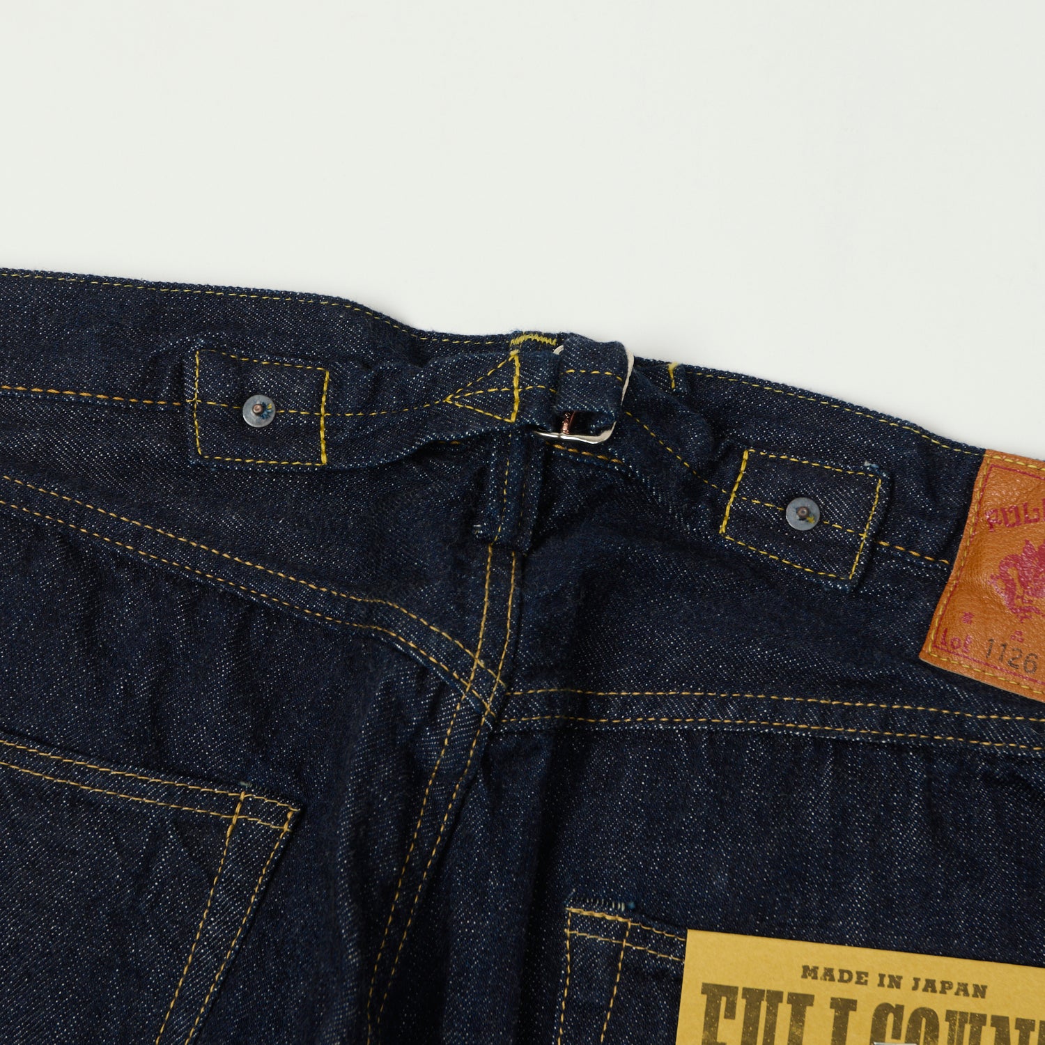 FULLCOUNT 1126 '1937 Model' 11.5oz Wide Straight Jeans - One Wash