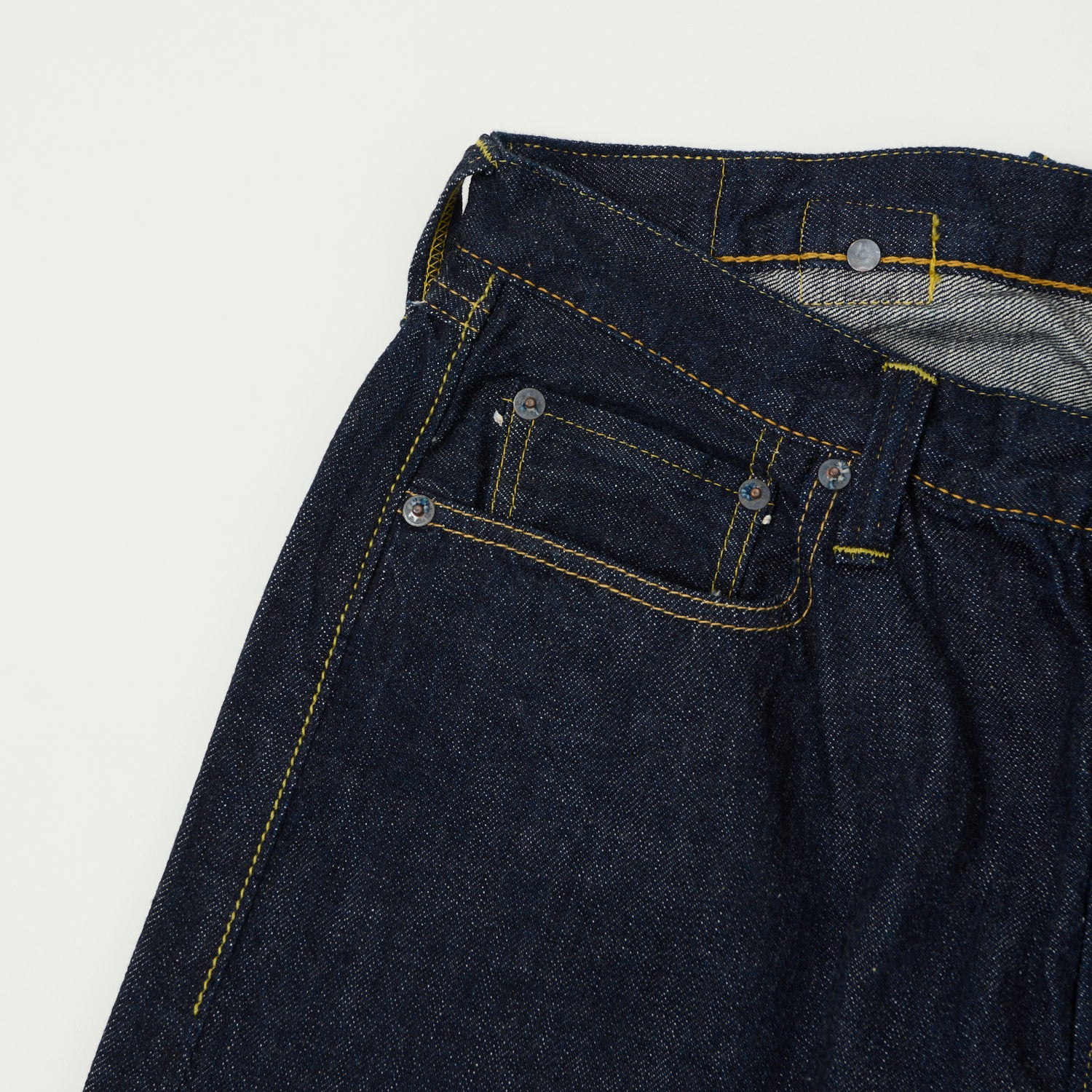 FULLCOUNT 1126 '1937 Model' 11.5oz Wide Straight Jeans - One Wash