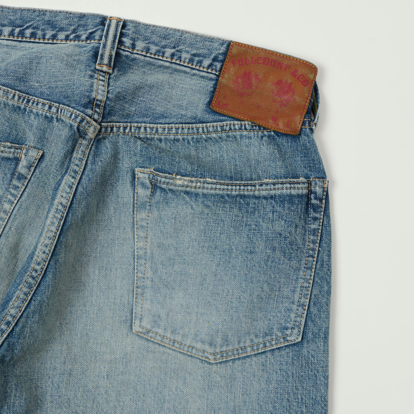 FULLCOUNT 1137 Duke III Extra Wide Straight Jean - Dartford Wash