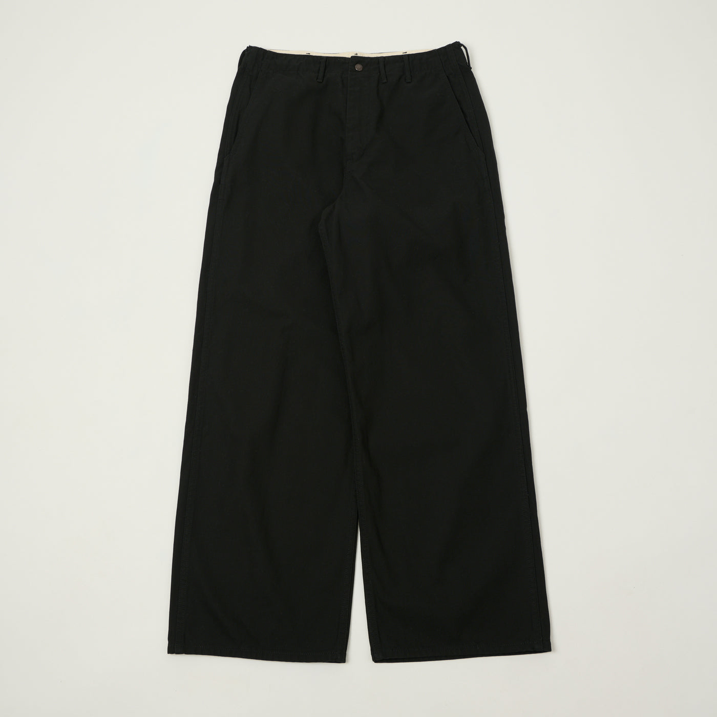 FULLCOUNT 1142 'Tough Dude' Mock Twist Trousers - Black