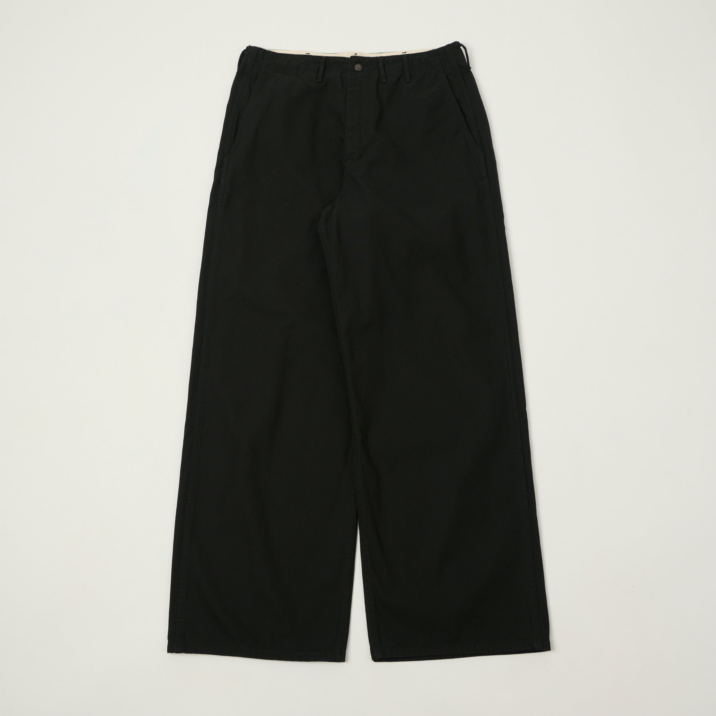 FULLCOUNT 1142 'Tough Dude' Mock Twist Trousers - Black