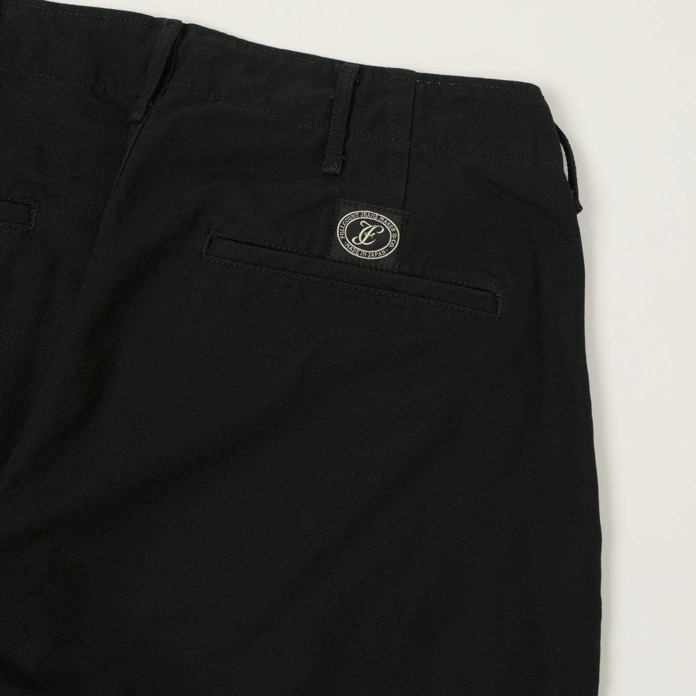 FULLCOUNT 1142 'Tough Dude' Mock Twist Trousers - Black