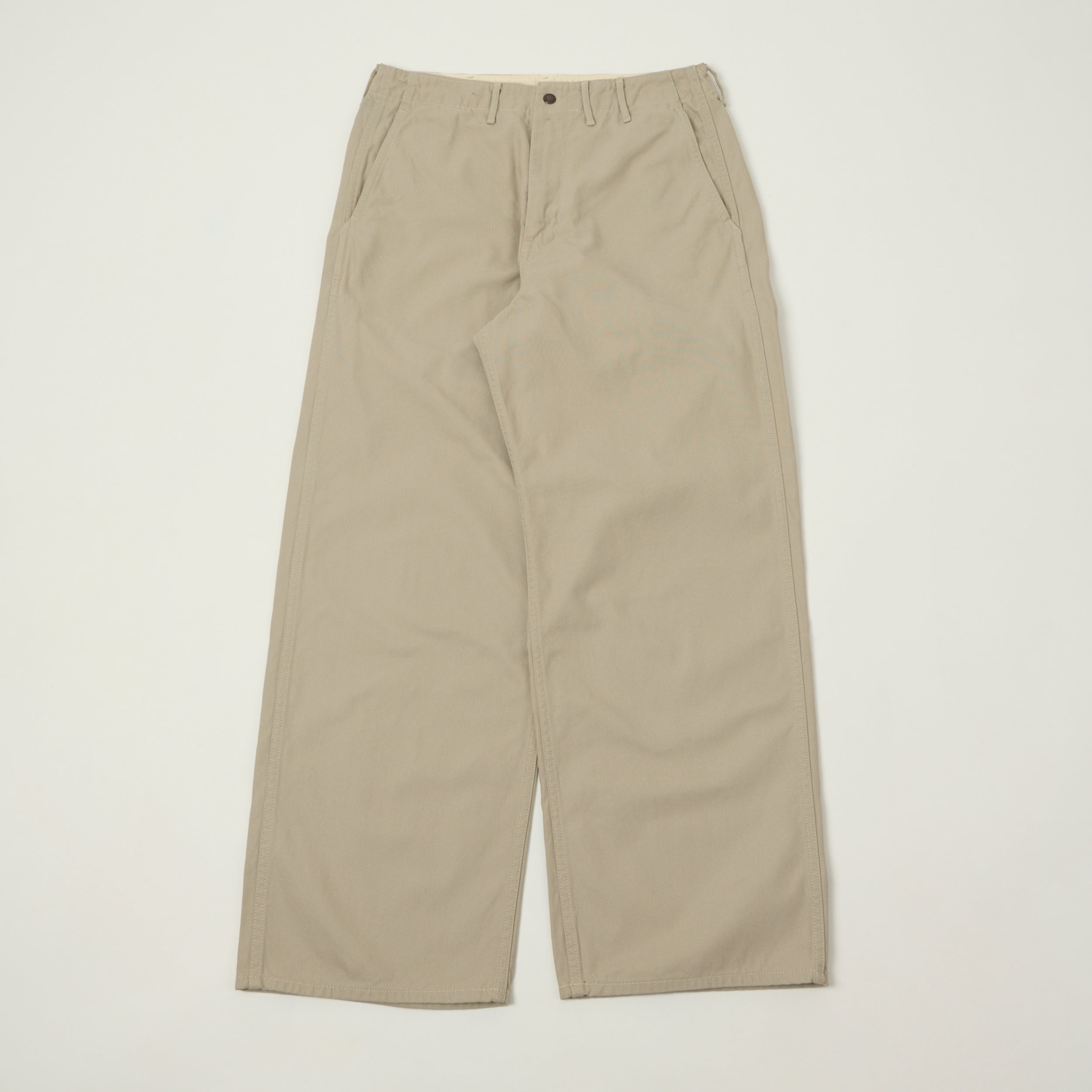 FULLCOUNT 1142 'Tough Dude' Mock Twist Trousers - Sand Beige